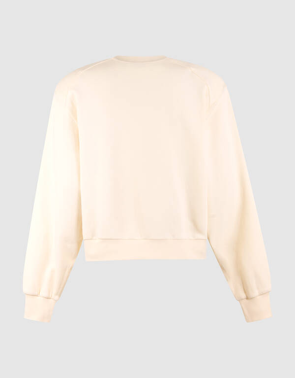 Gro&szlig;er Schulterpullover Gebrochen Wei&szlig; SHOEBY WOMEN