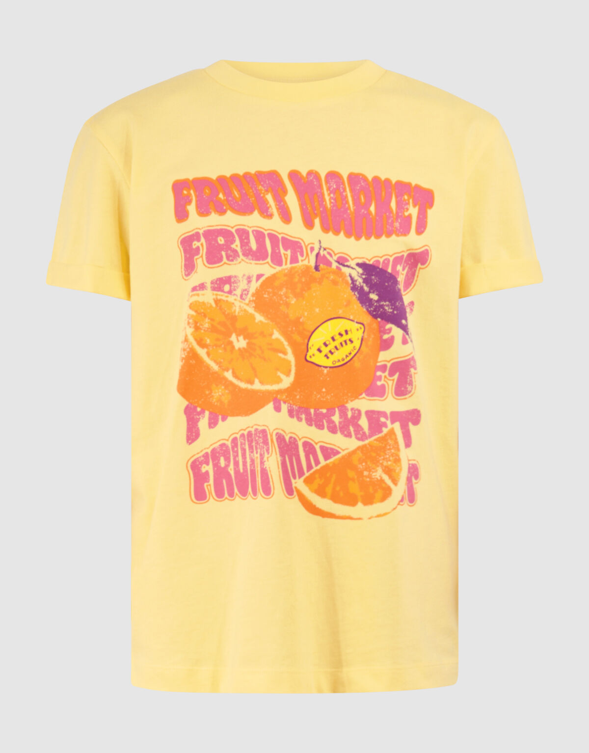 Artwork T-shirt Hellgelb SHOEBY GIRLS