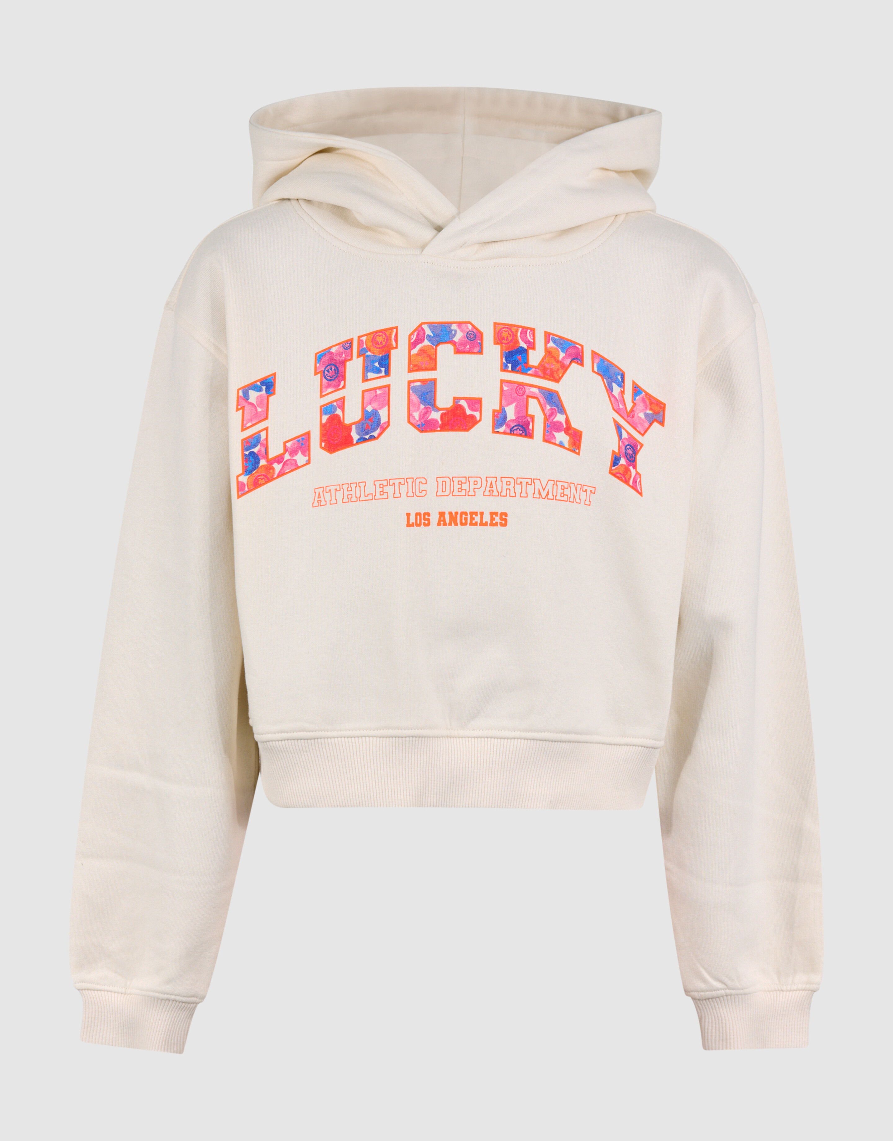 Gekürzter Varsity-Kapuzenpullover Off White SHOEBY GIRLS