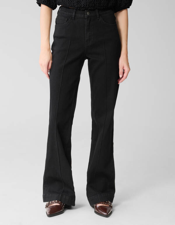 Flared Fit Jeans Schwarz SHOEBY WOMEN