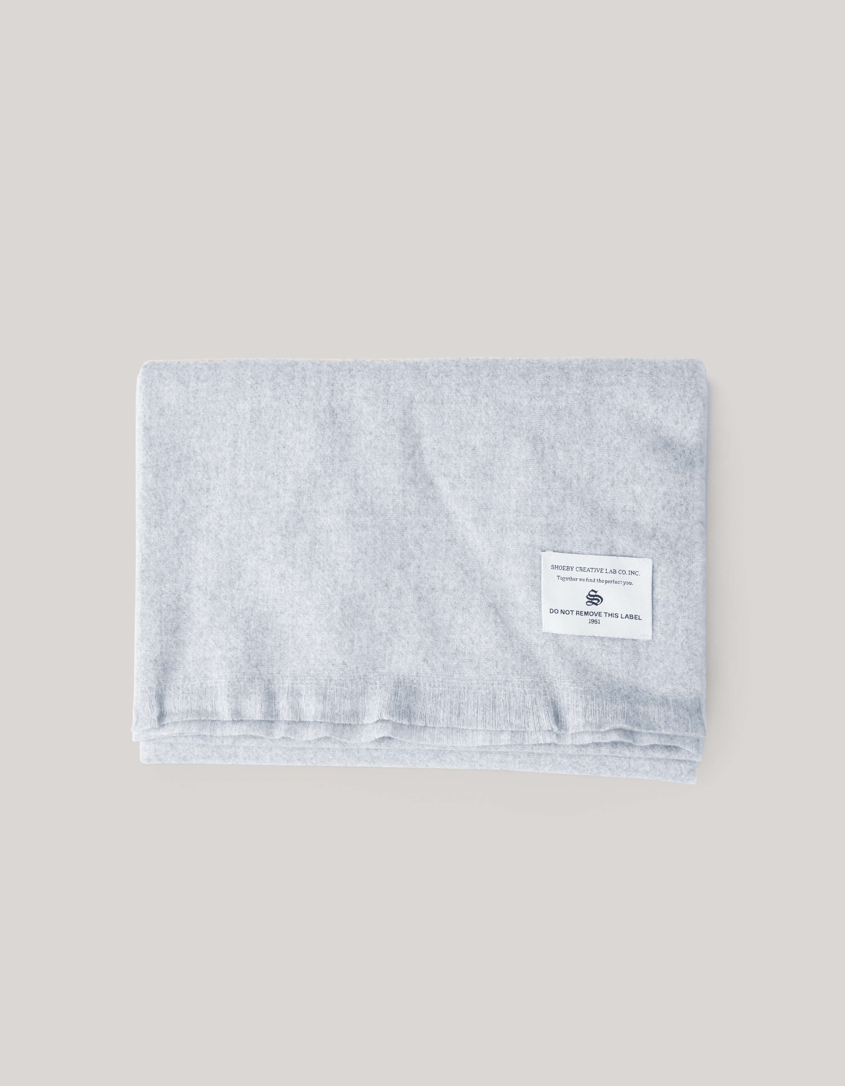 Label-Schal Grau SHOEBY ACCESSOIRES