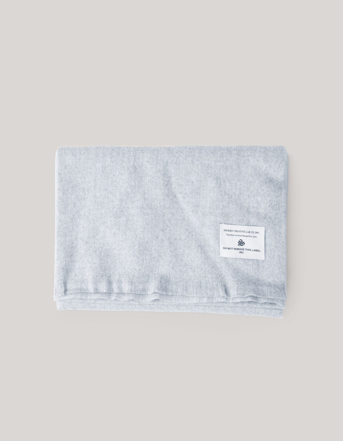 Label-Schal Grau SHOEBY ACCESSOIRES