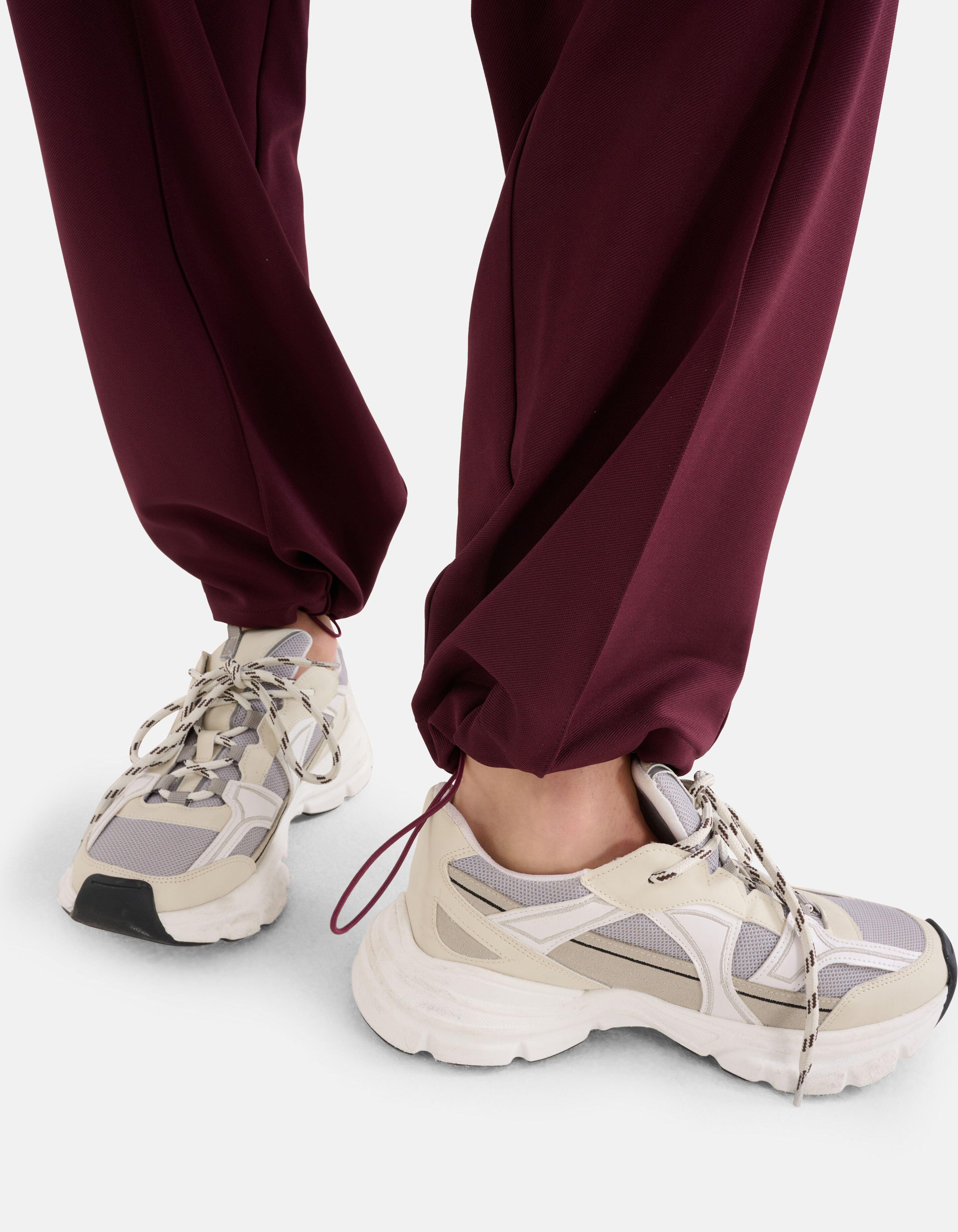 Basic-Hose mit weitem Bein Bordeaux SHOEBY WOMEN