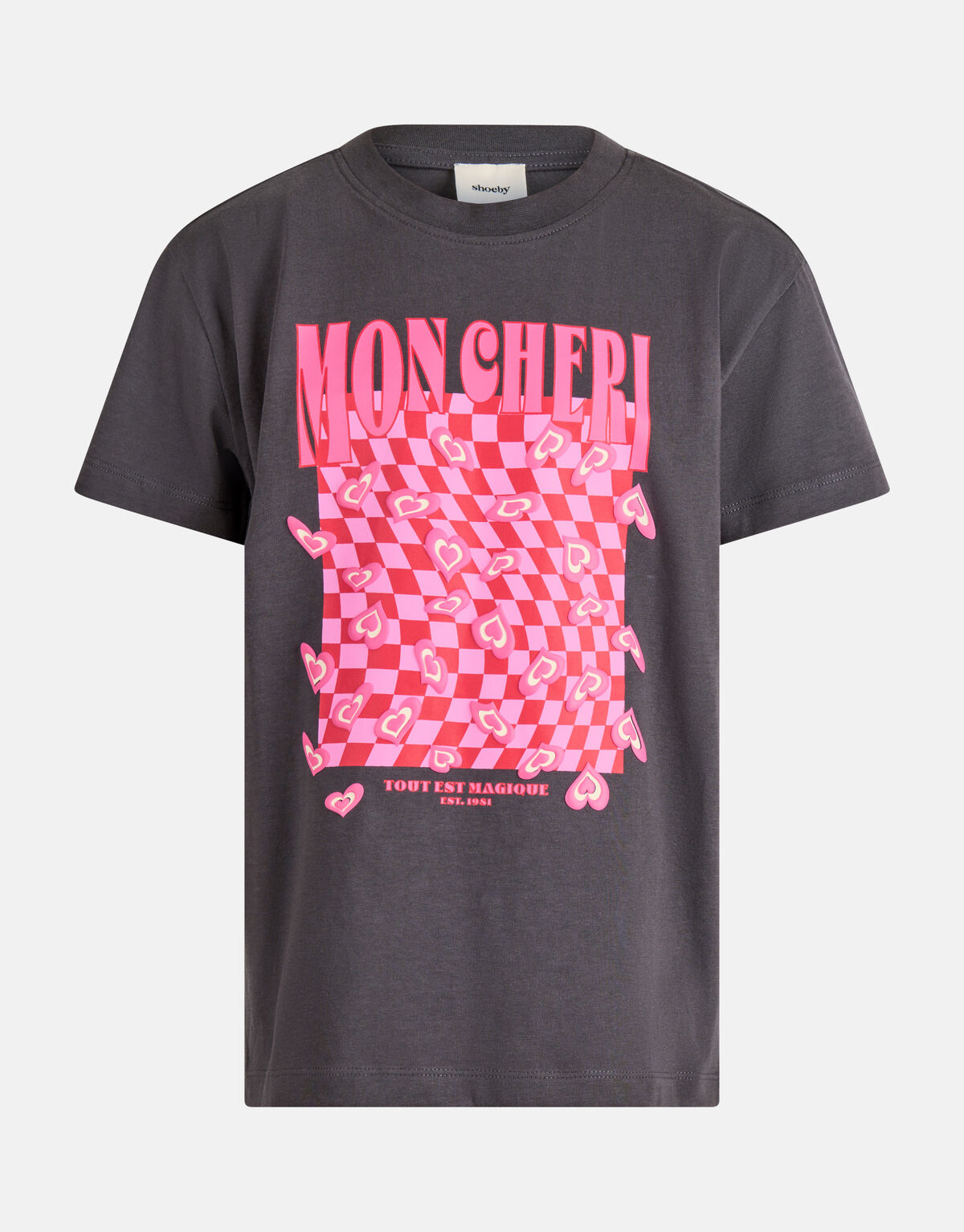 Artwork T-shirt Dunkelgrau SHOEBY GIRLS