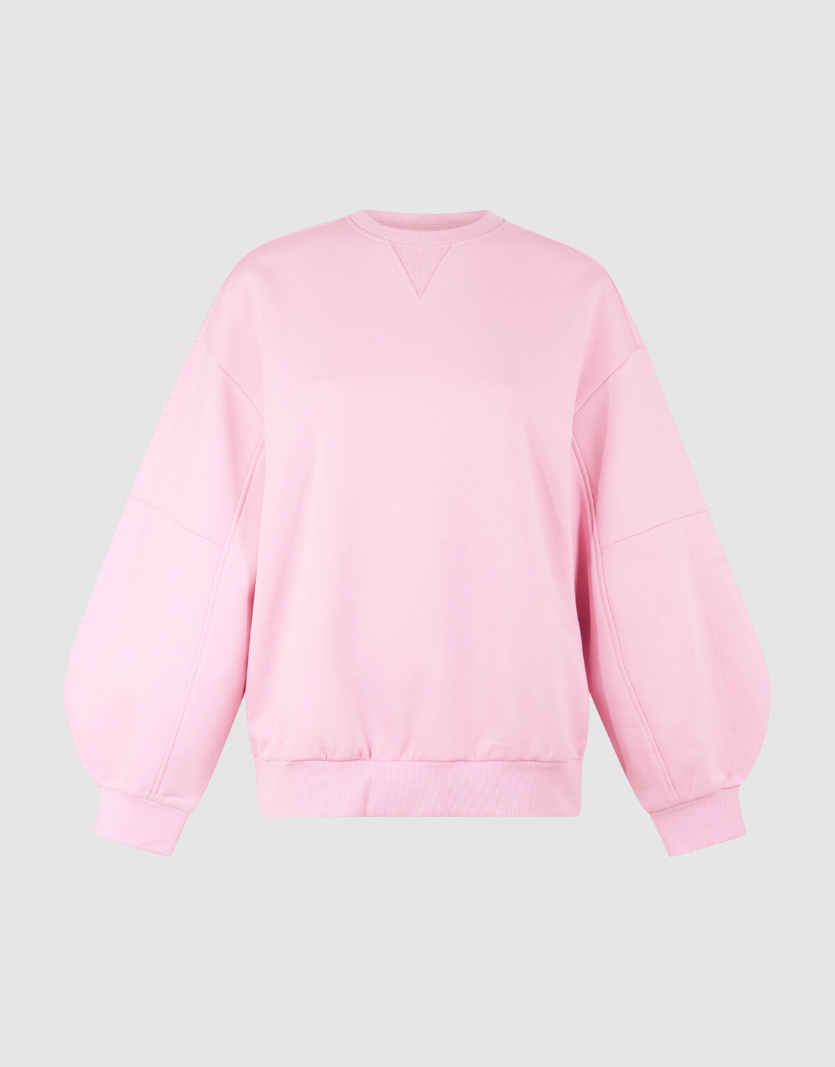 &Uuml;bergro&szlig;er Pullover mit gro&szlig;en &Auml;rmeln, Hellrosa SHOEBY WOMEN