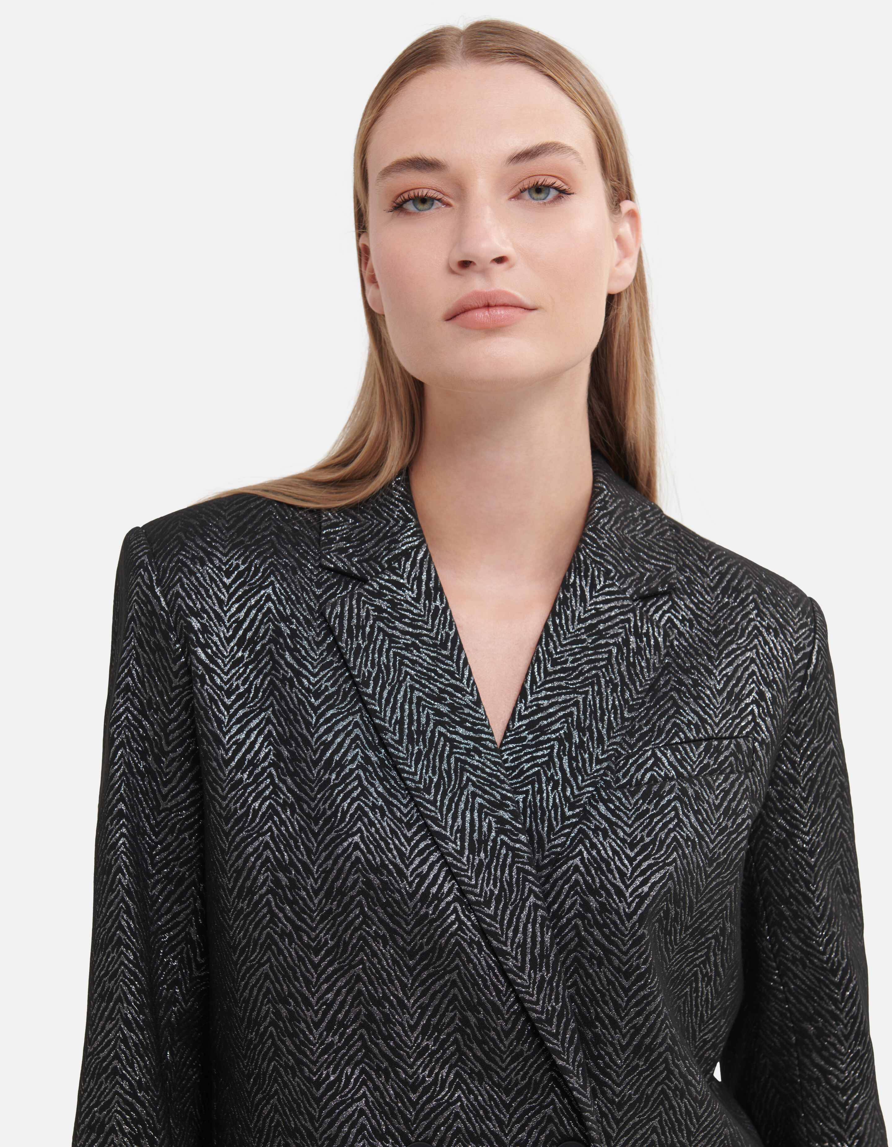 Blazer mit Zebradruck Schwarz von Fred SHOEBY WOMEN
