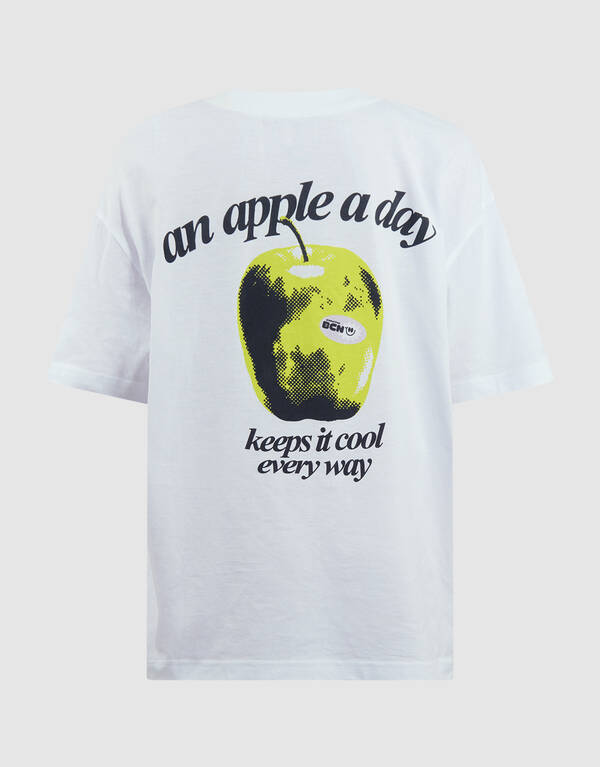 Apple Artwork T-Shirt Wei&szlig; SHOEBY BOYS