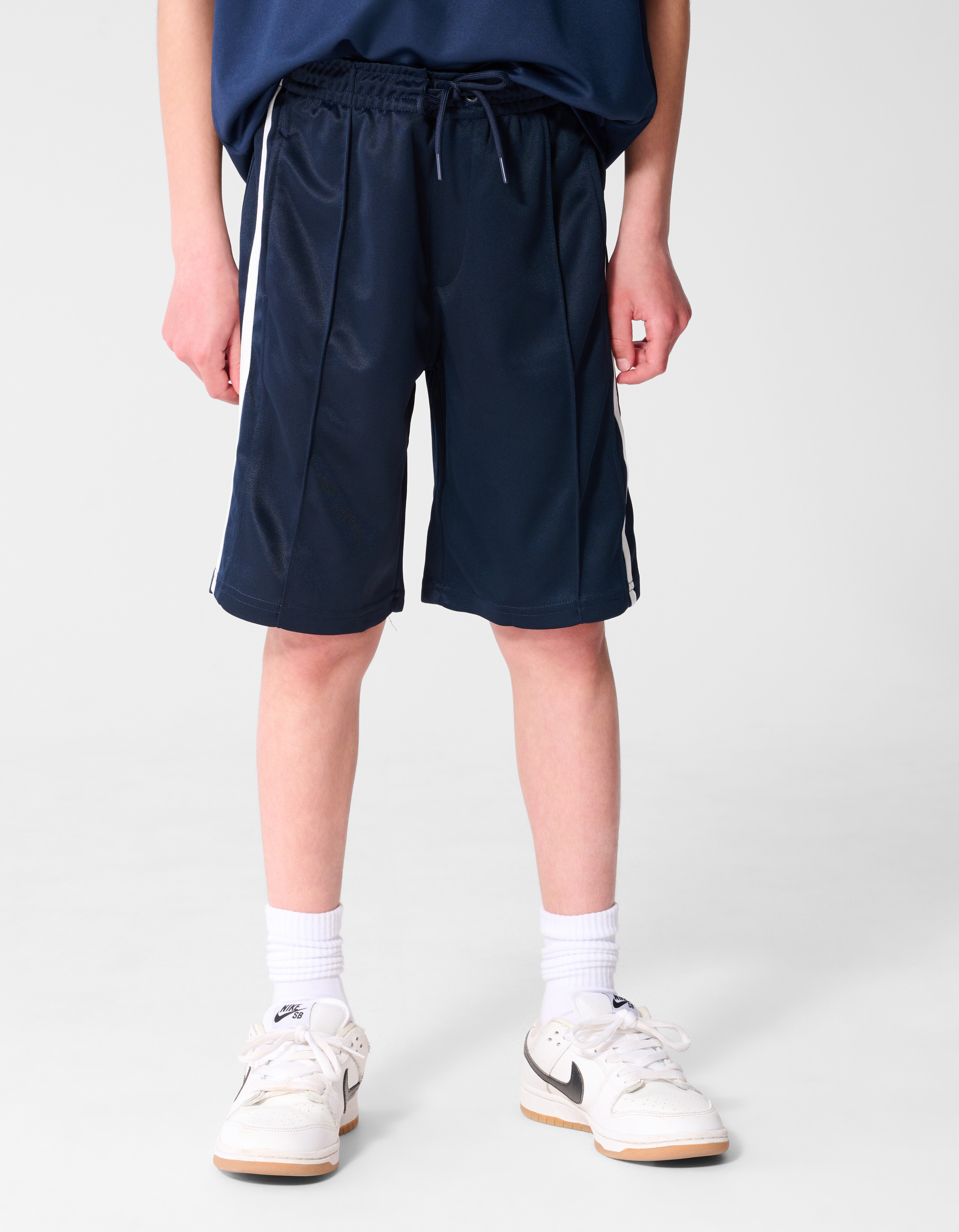 Sportlicher Streifen-Short Dunkelblau SHOEBY BOYS