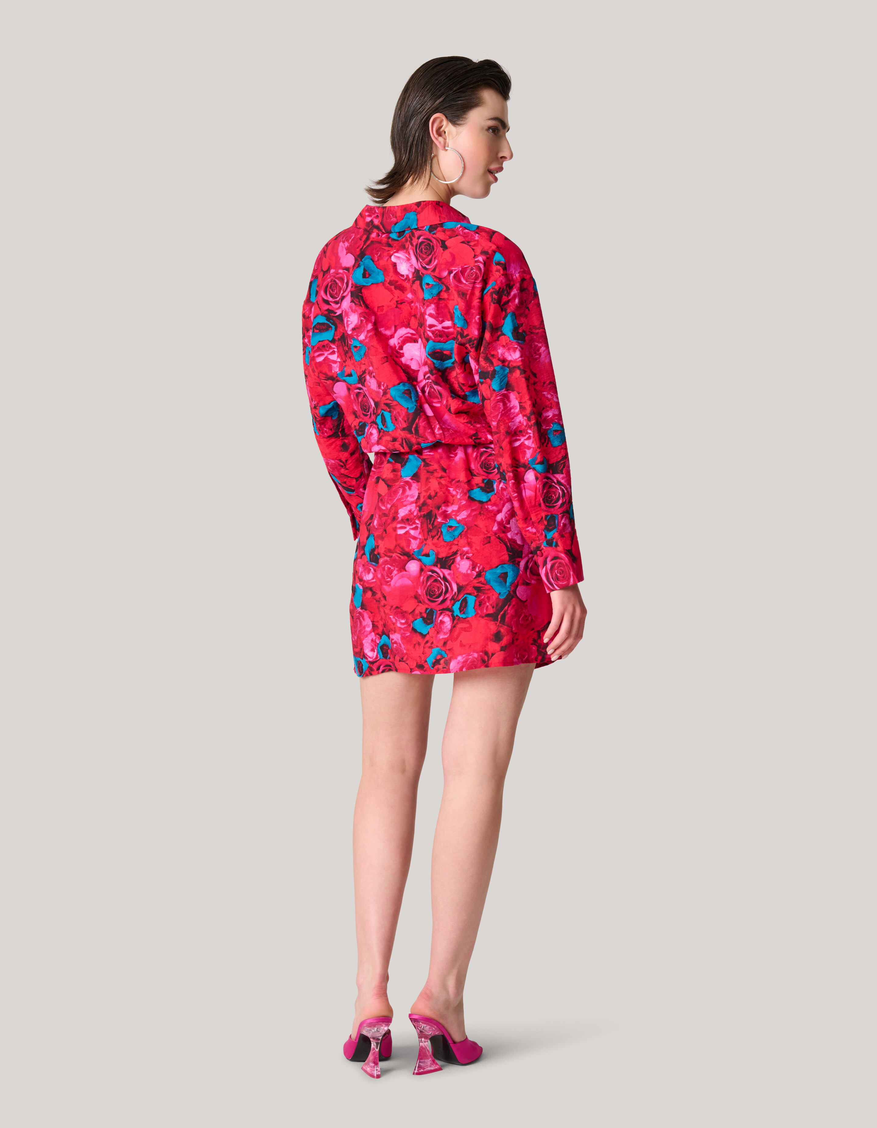 Gedruckter Jurk Rood SHOEBY WOMEN