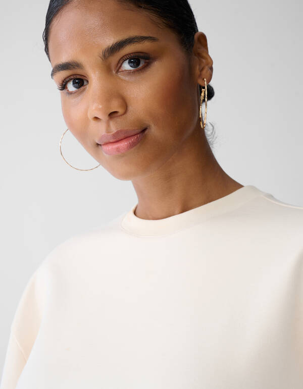 Übergroßer Pullover Gebrochen Weiß Von Fred SHOEBY WOMEN