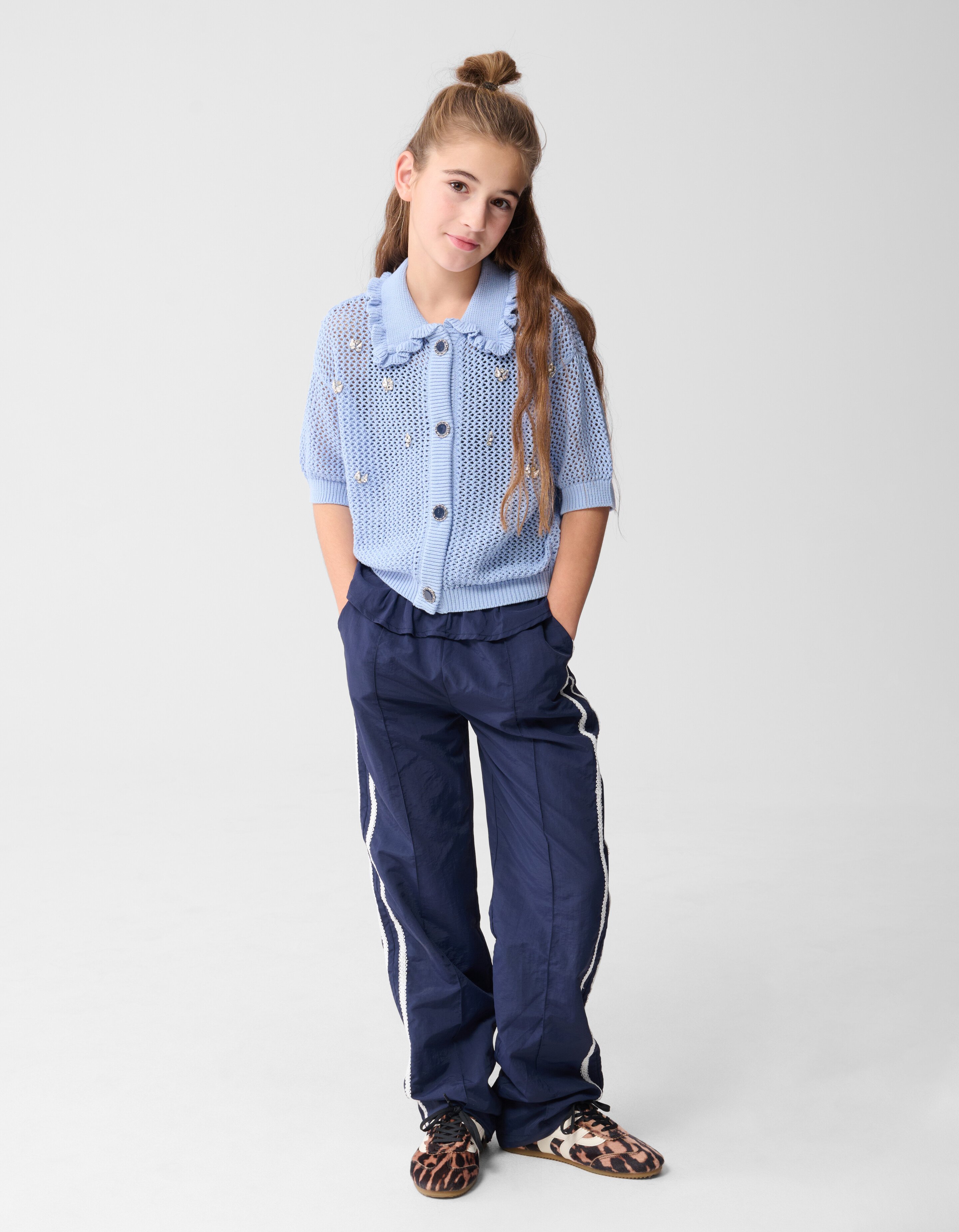 Strass R&uuml;schenweste Hellblau SHOEBY GIRLS