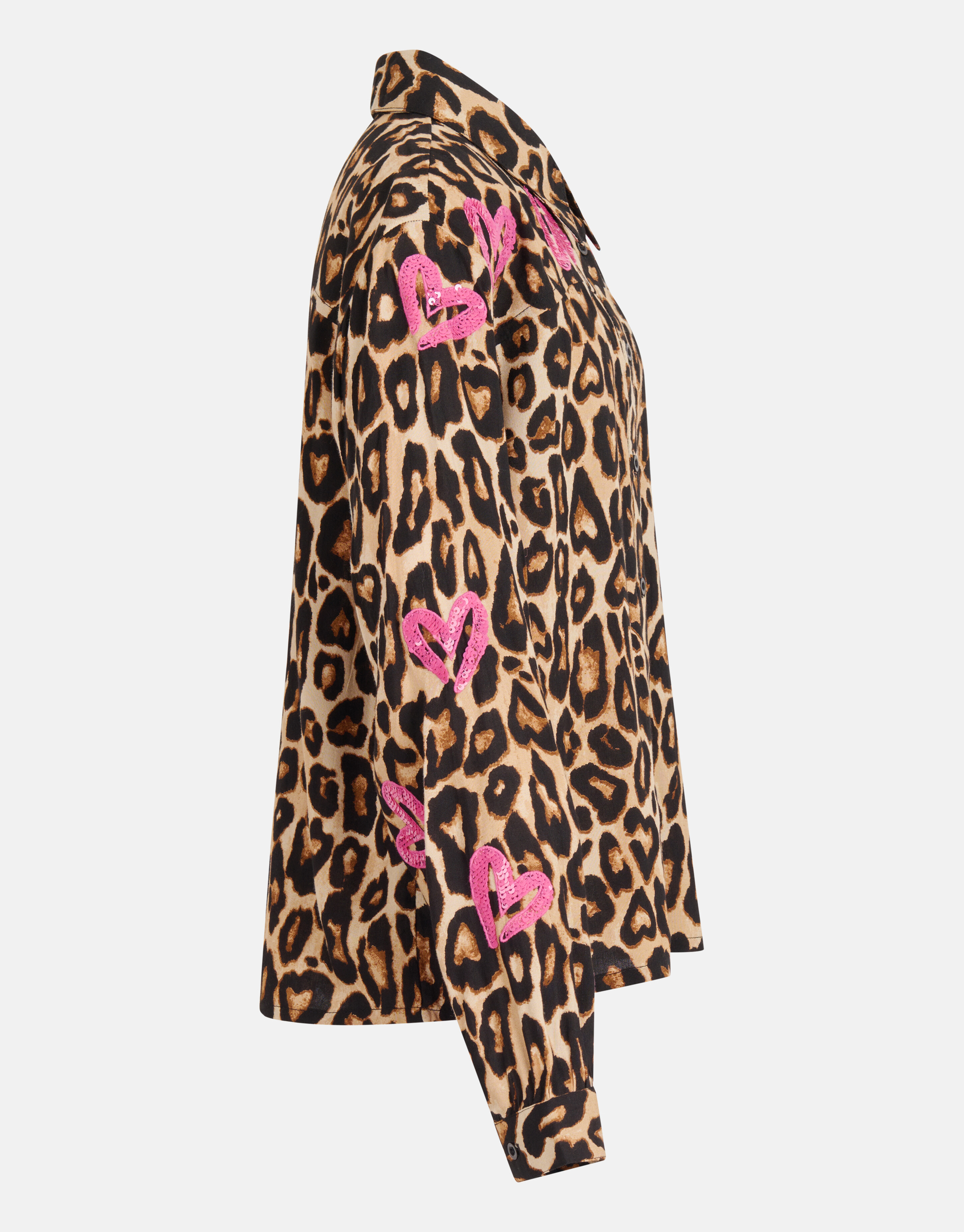 Bluse mit Leopardenmuster Braun SHOEBY GIRLS