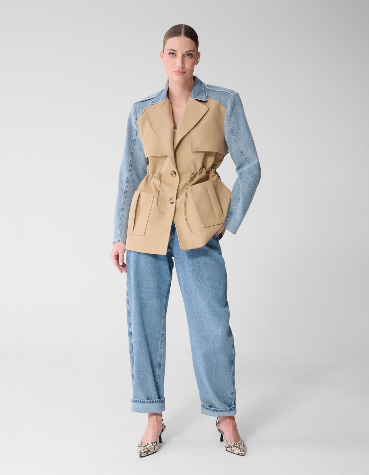 Denim Mix Jacke Blau von Mieke SHOEBY WOMEN