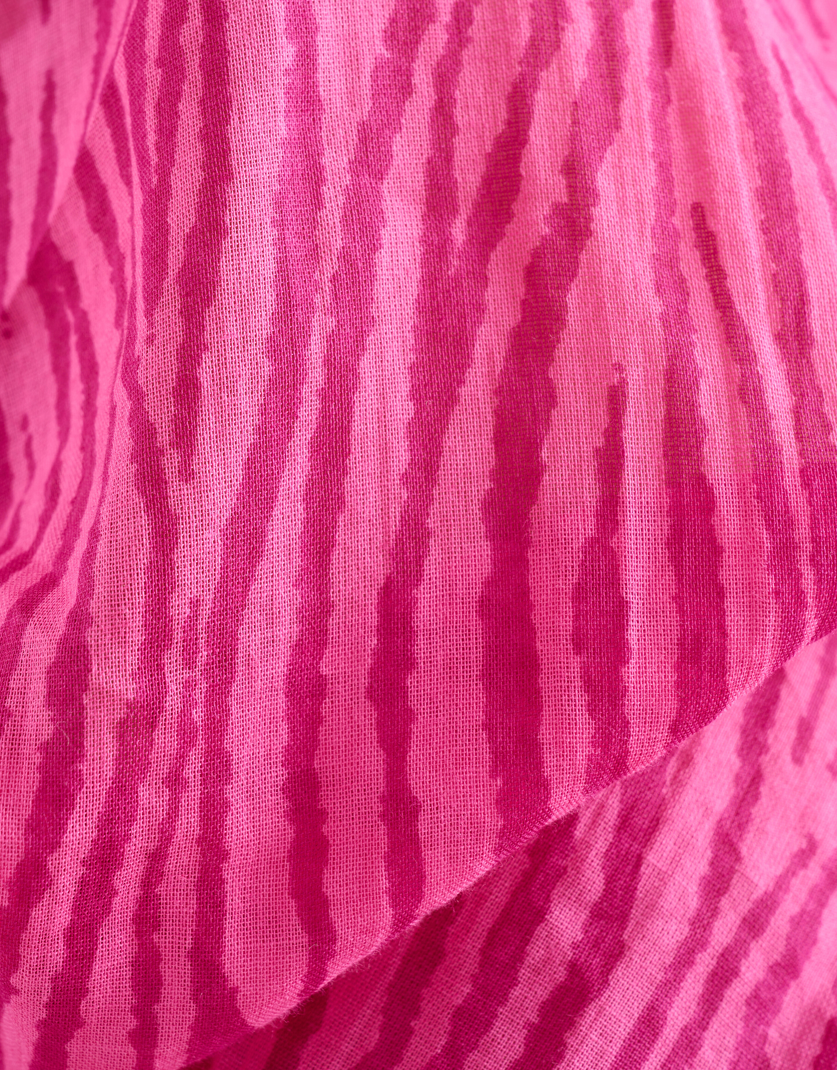 Zebra-Voile-Bluse Rosa SHOEBY WOMEN