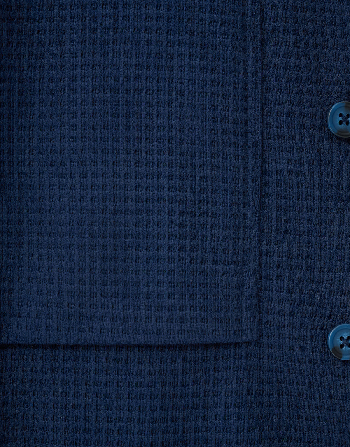 Struktur-Overshirt Dunkelblau SHOEBY MEN