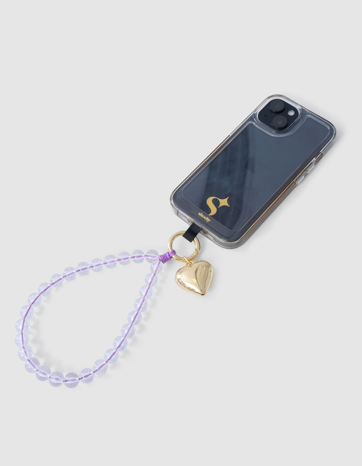 Herz Telefonkabel Hell Lila SHOEBY ACCESSOIRES