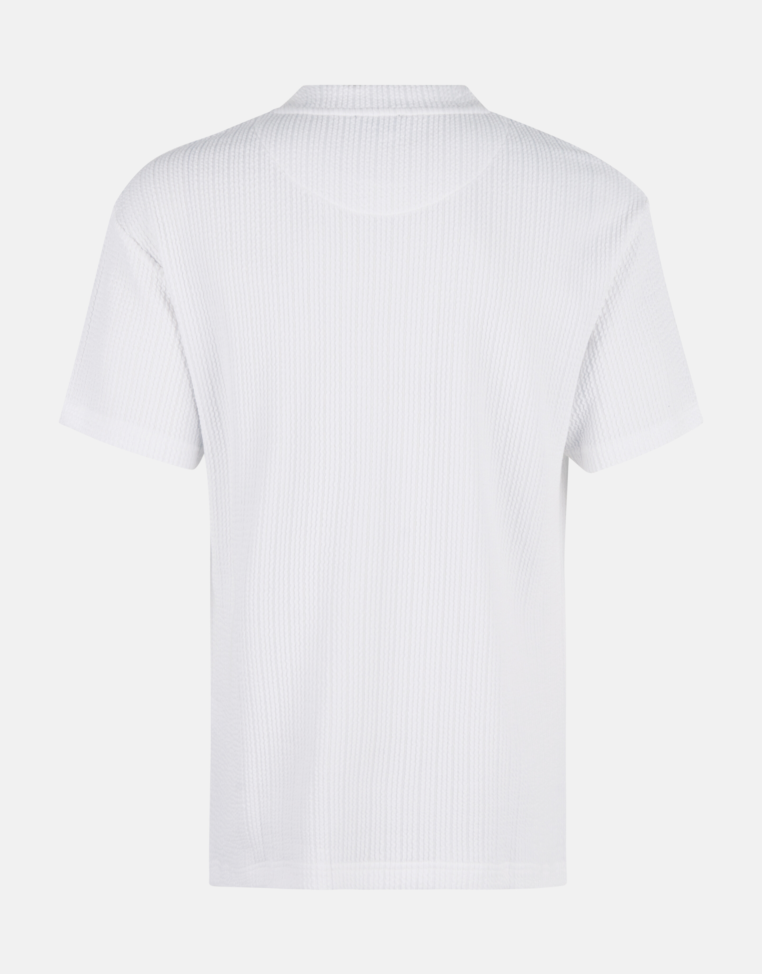Seersucker-T-Shirt Weiß SHOEBY MEN