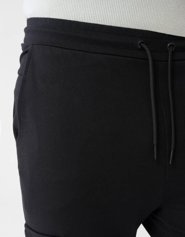 Tricot Cargo Broek Zwart SHOEBY MEN