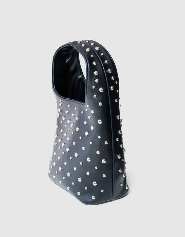 Shopper mit Nieten Schwarz SHOEBY ACCESSOIRES