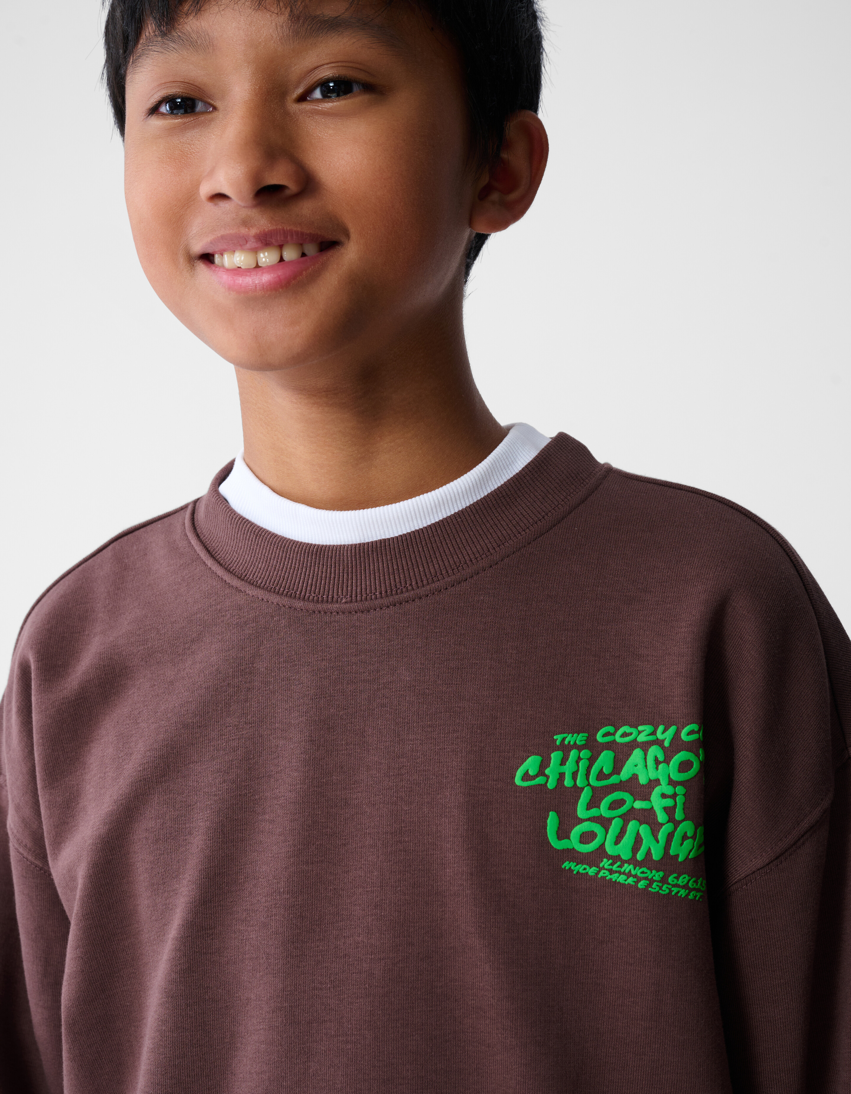 Chicago Artwork Sweater Bruin SHOEBY BOYS