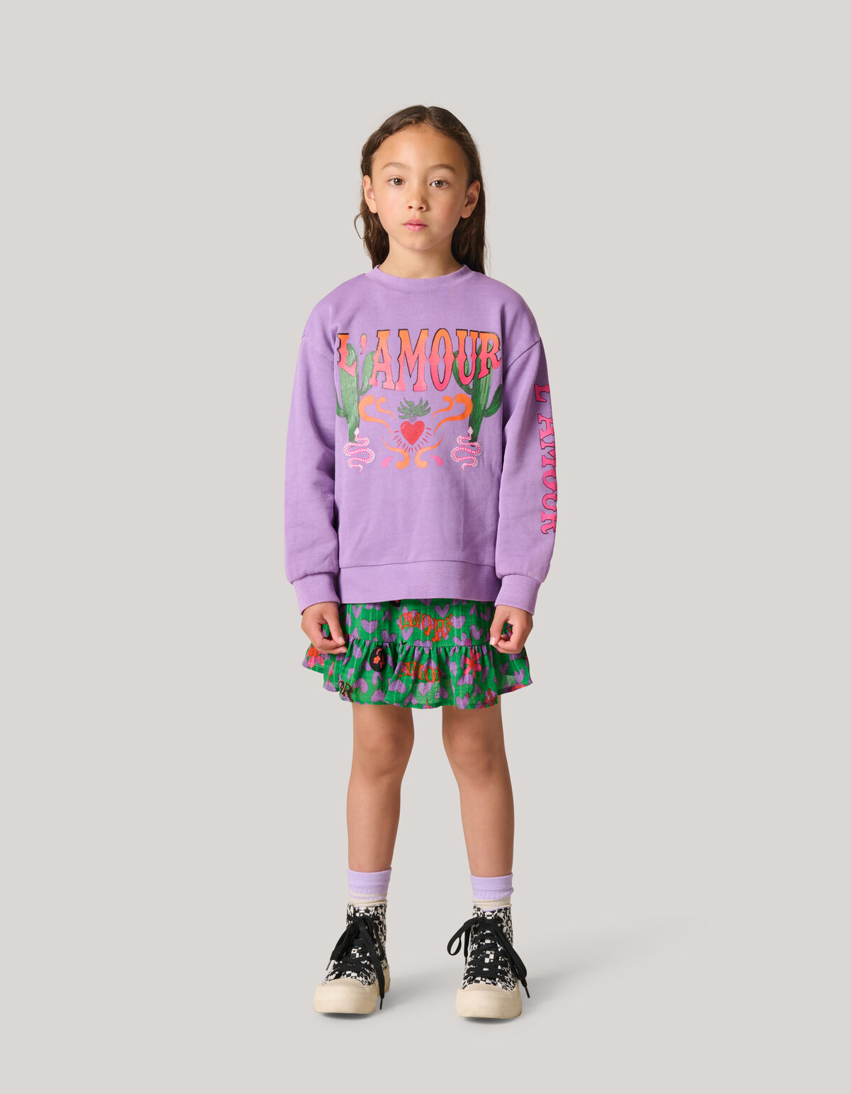 Artwork Pullover Lila SHOEBY GIRLS