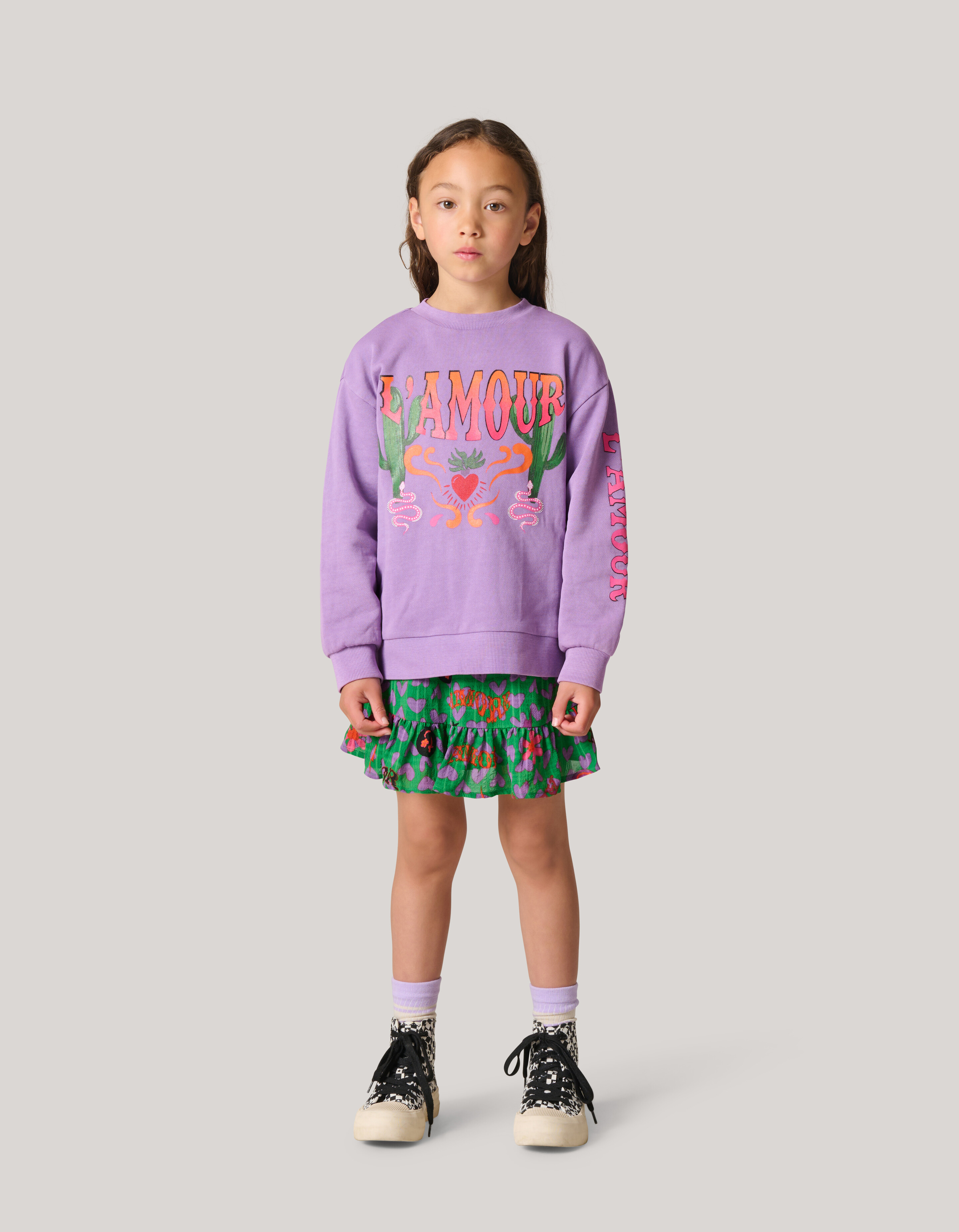 Artwork Pullover Lila SHOEBY GIRLS