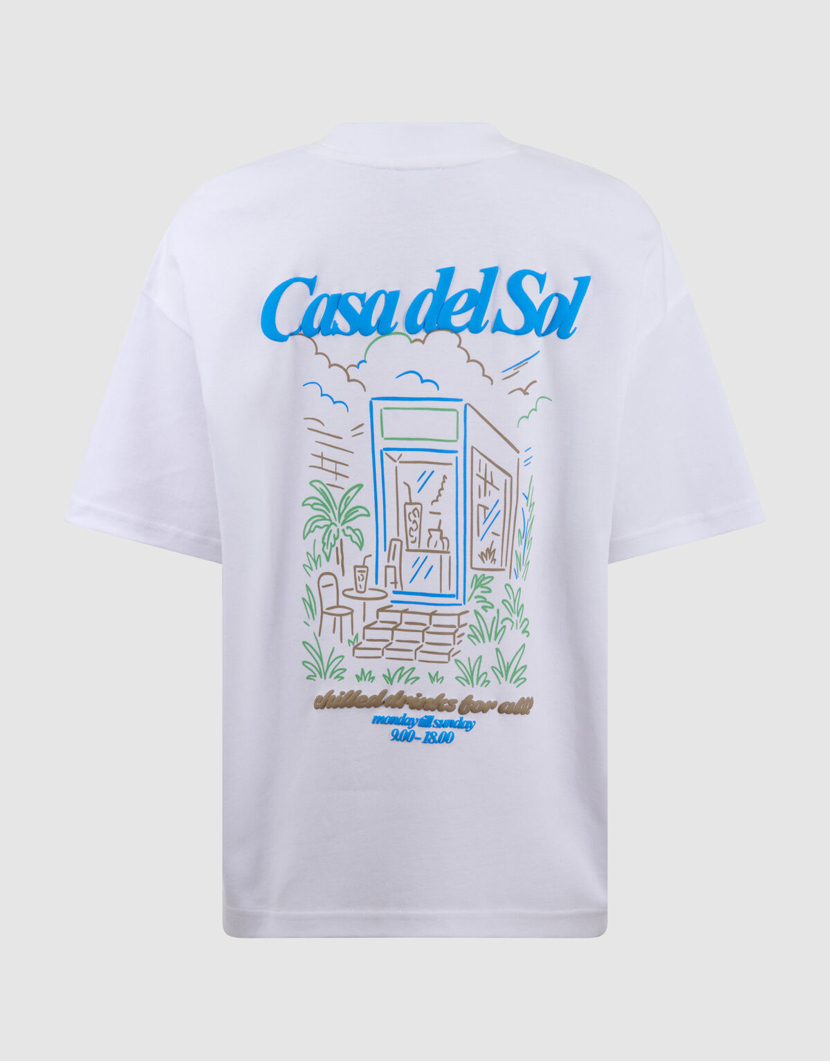Casa Del Sol Kunst T-Shirt Wei&szlig; SHOEBY BOYS