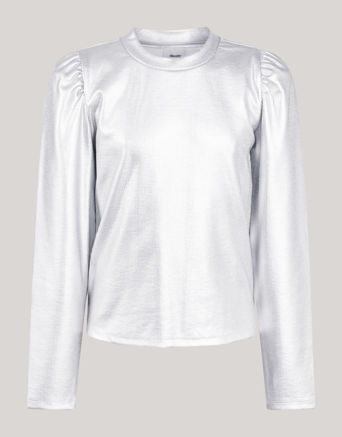 Metallic Langarmshirt Silber SHOEBY GIRLS