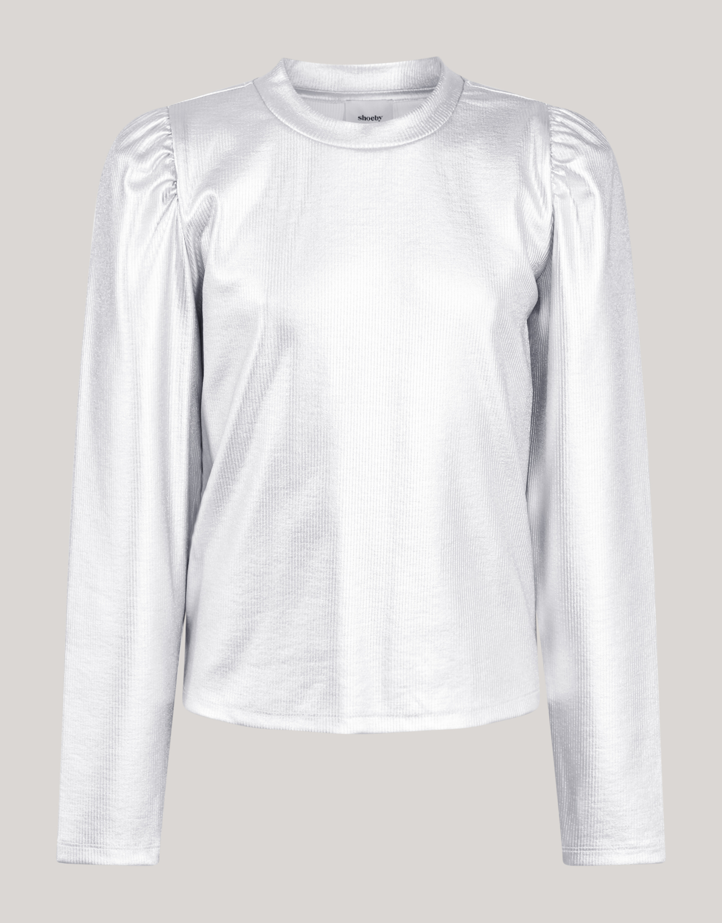 Metallic Langarmshirt Silber SHOEBY GIRLS
