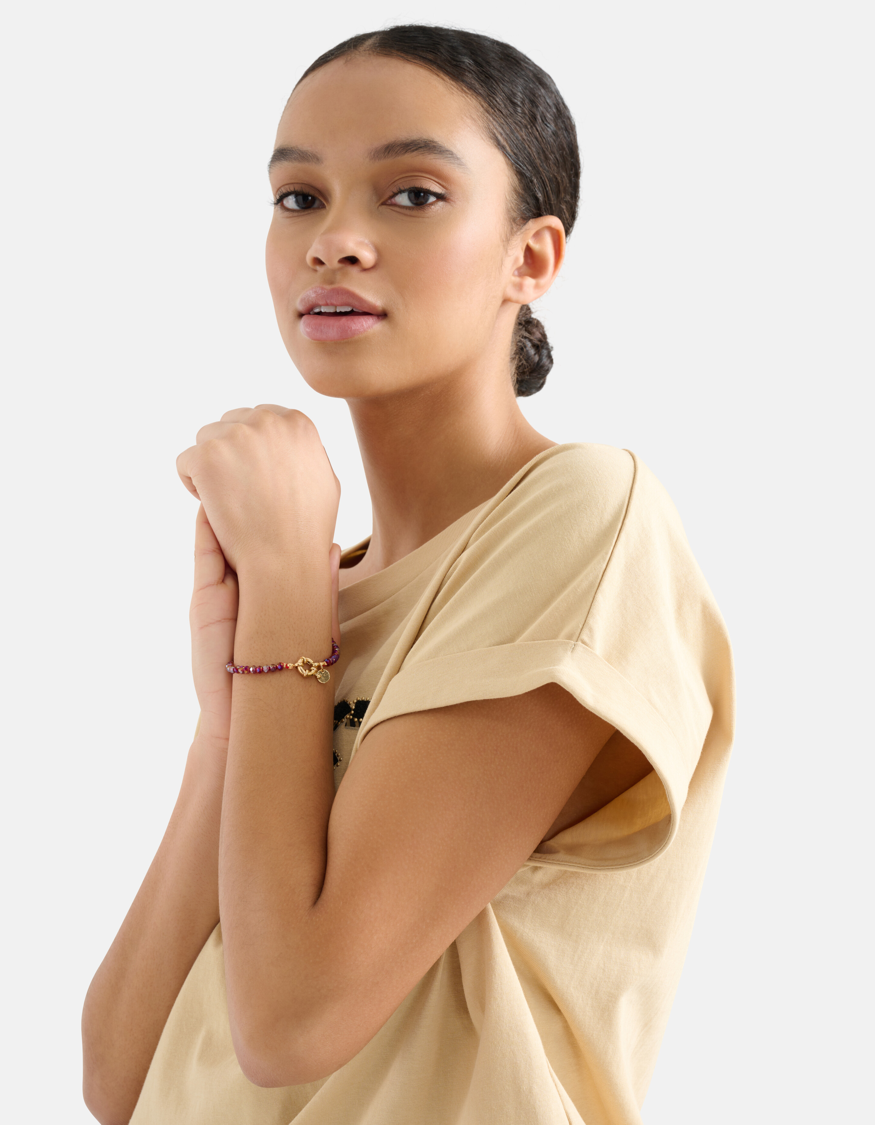 Perlenarmband Lila SHOEBY ACCESSOIRES