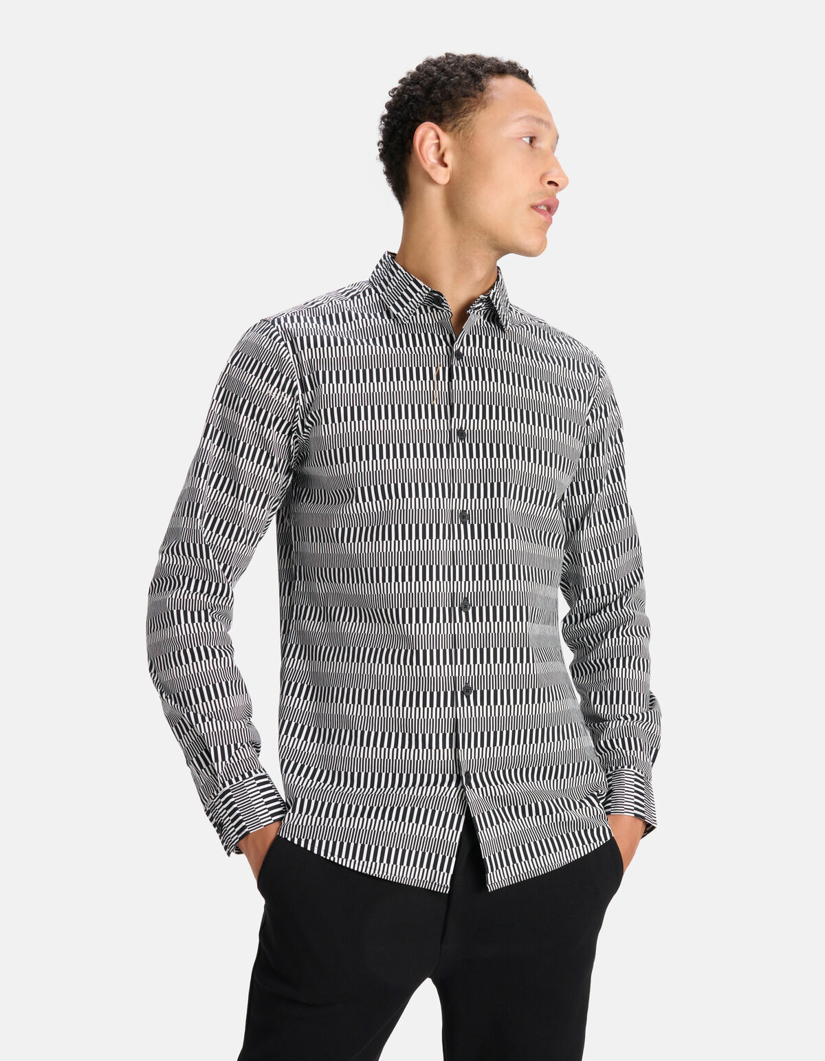 Grafik-Shirt Weiß SHOEBY MEN
