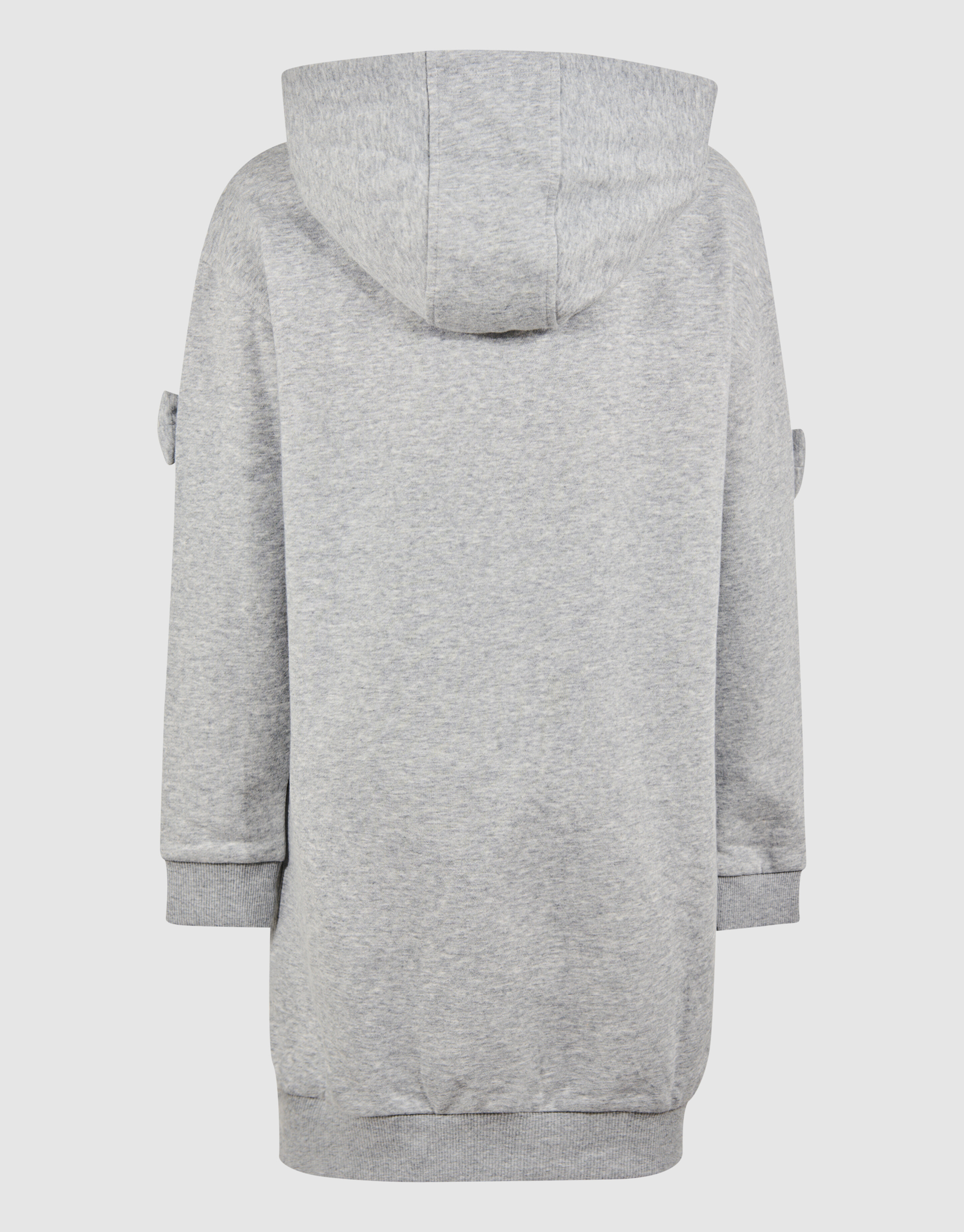 Strik Hoodie Kleid Hellgrau SHOEBY GIRLS