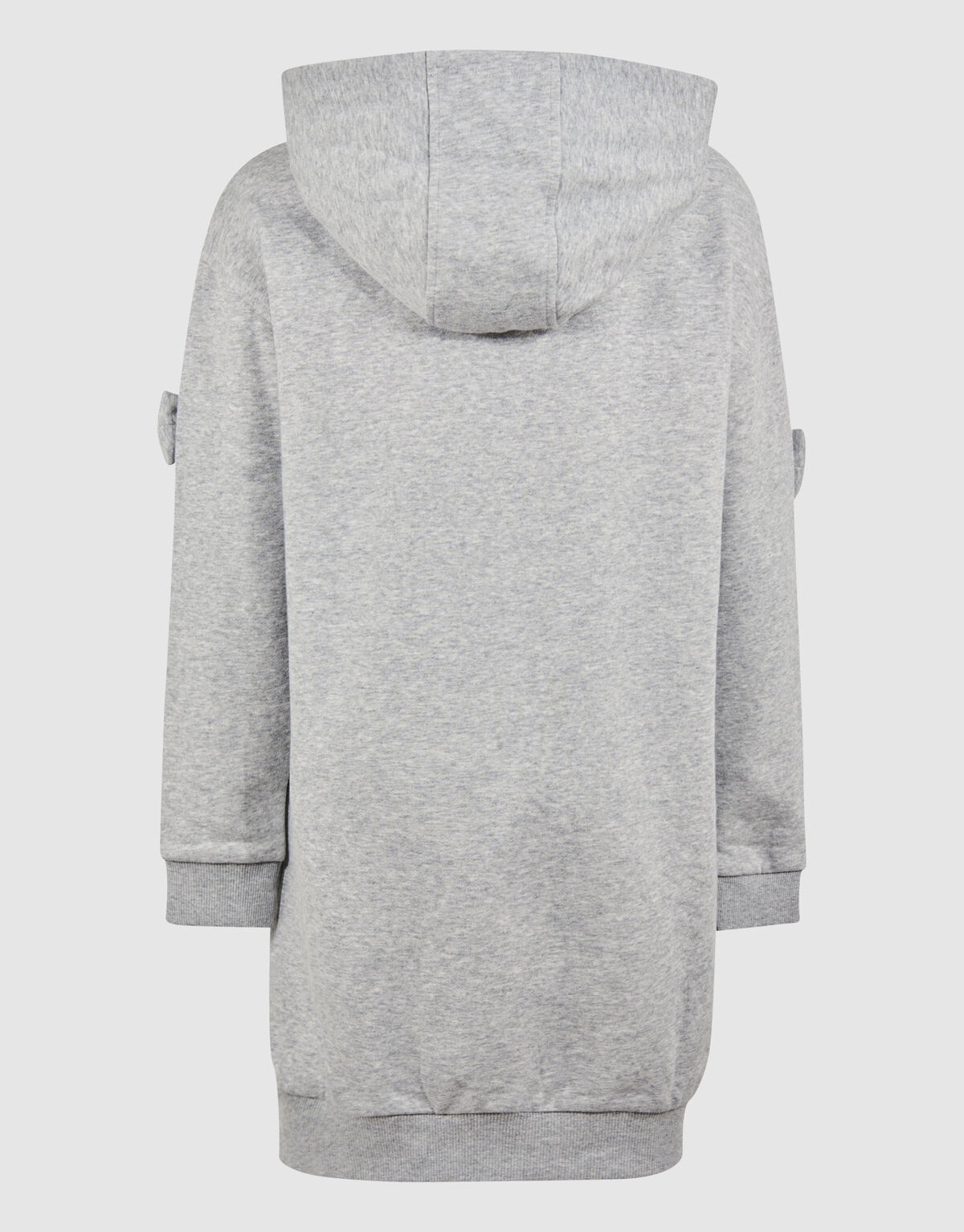 Strik Hoodie Kleid Hellgrau SHOEBY GIRLS