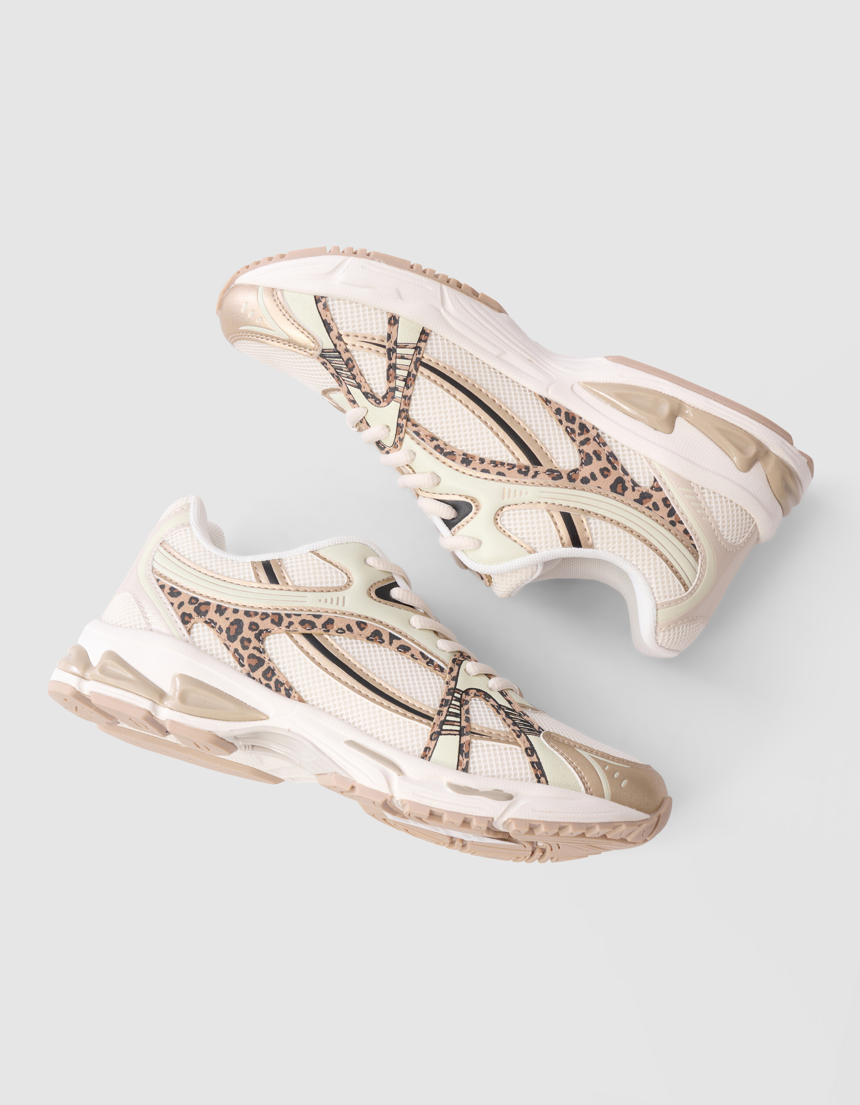 Leopard Turnschuhe Sand SHOEBY SHOES
