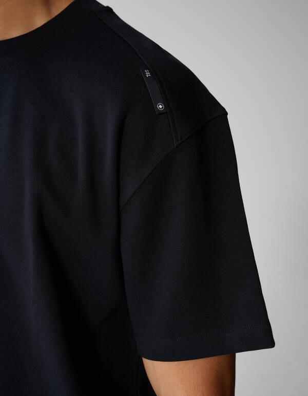 Basic Label T-Shirt Schwarz SHOEBY MEN