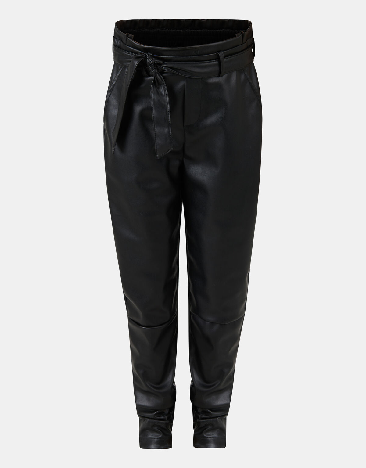 Paperbag-Hose aus veganem Leder SHOEBY GIRLS