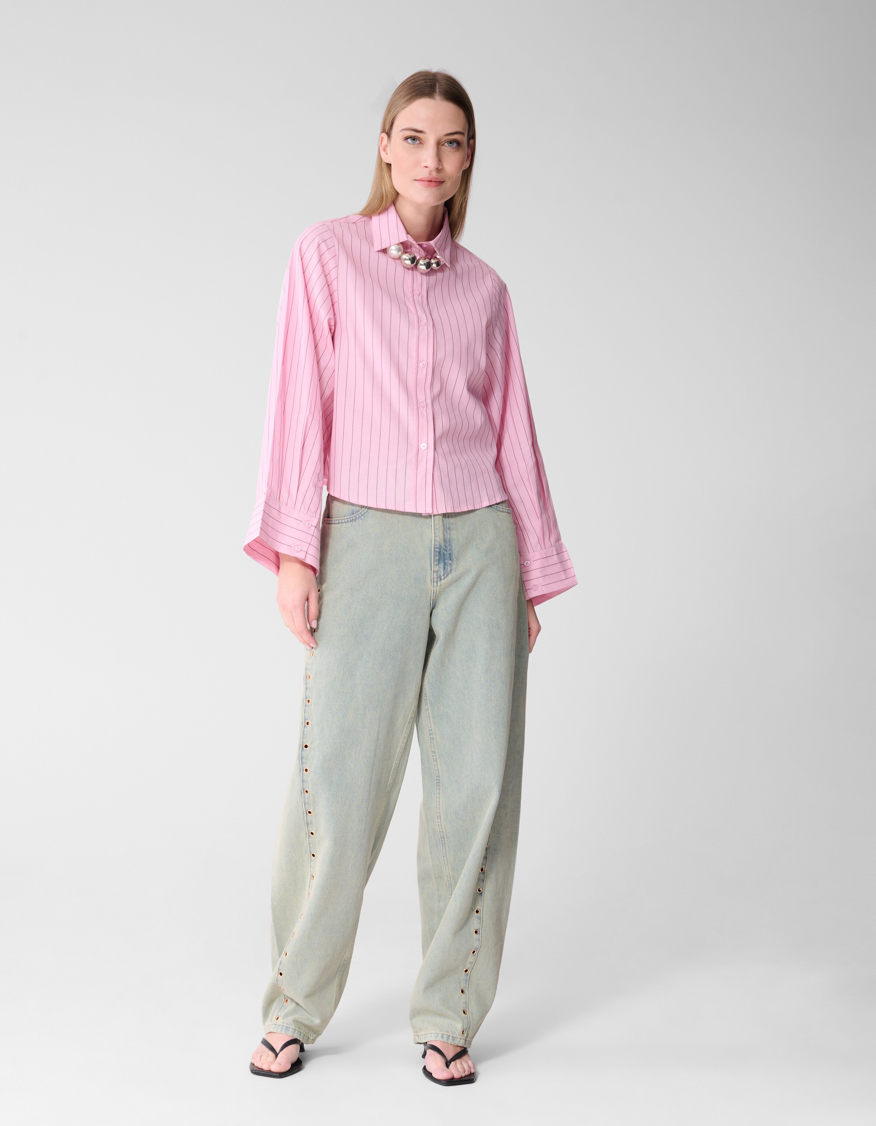 Jeans mit &Ouml;senverschluss, gebleicht SHOEBY WOMEN