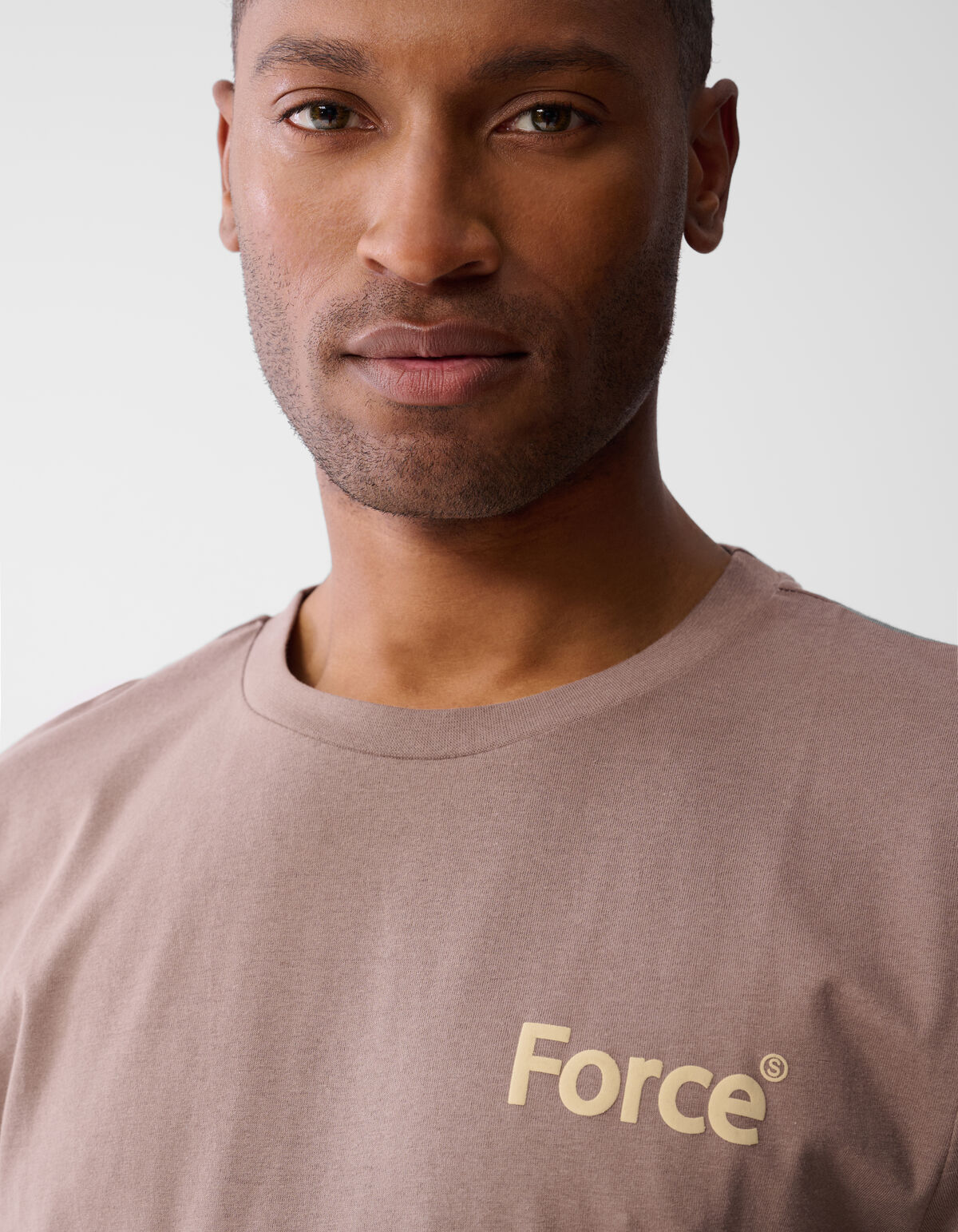 Force T-shirt Hellbraun SHOEBY MEN