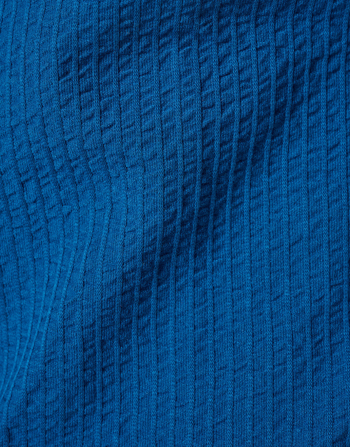 Strukturiertes Polo Blau SHOEBY MEN