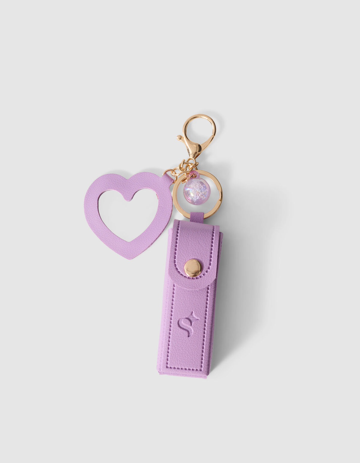 Herz-Etui-Schl&uuml;sselanh&auml;nger Lila SHOEBY ACCESSOIRES