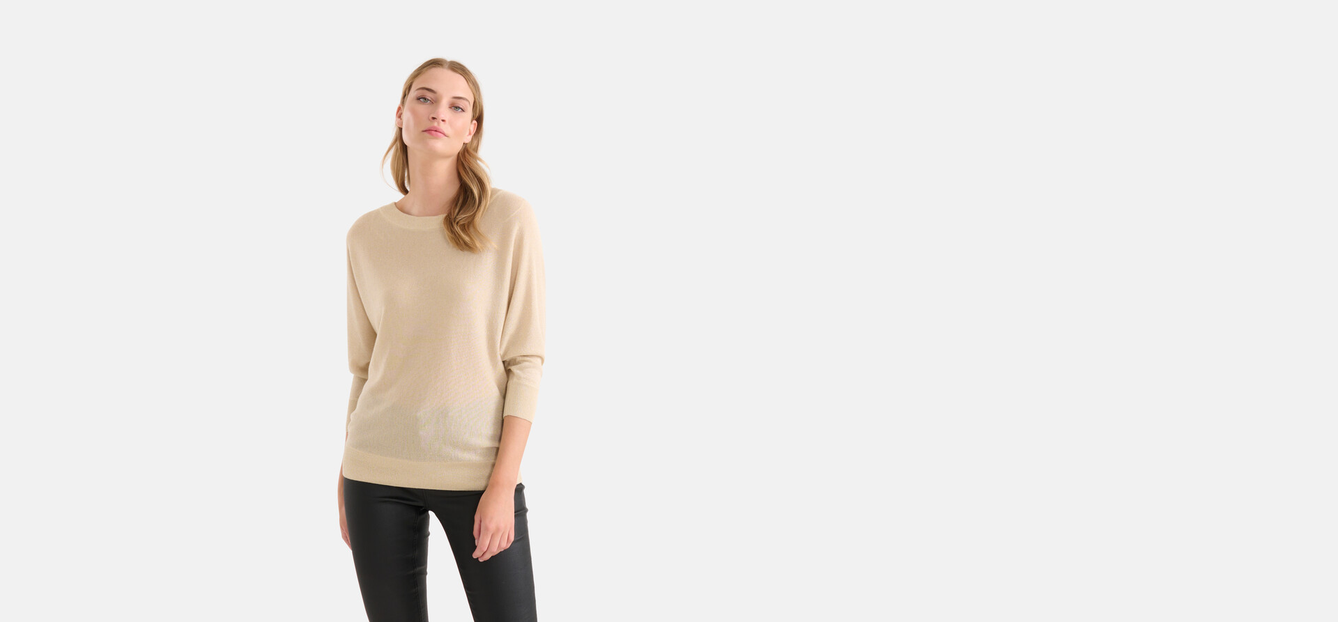 Pullover Glitzer Batwing SHOEBY WOMEN