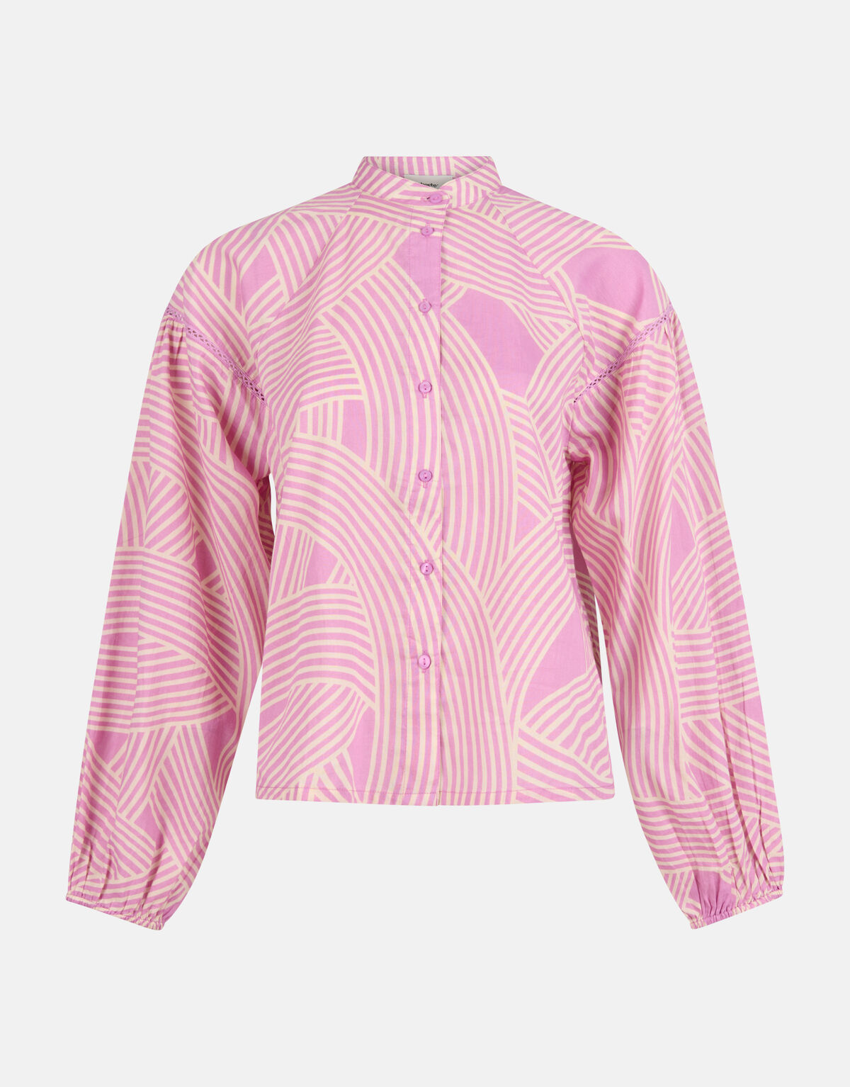 Voile Tape Blouse Roze SHOEBY WOMEN