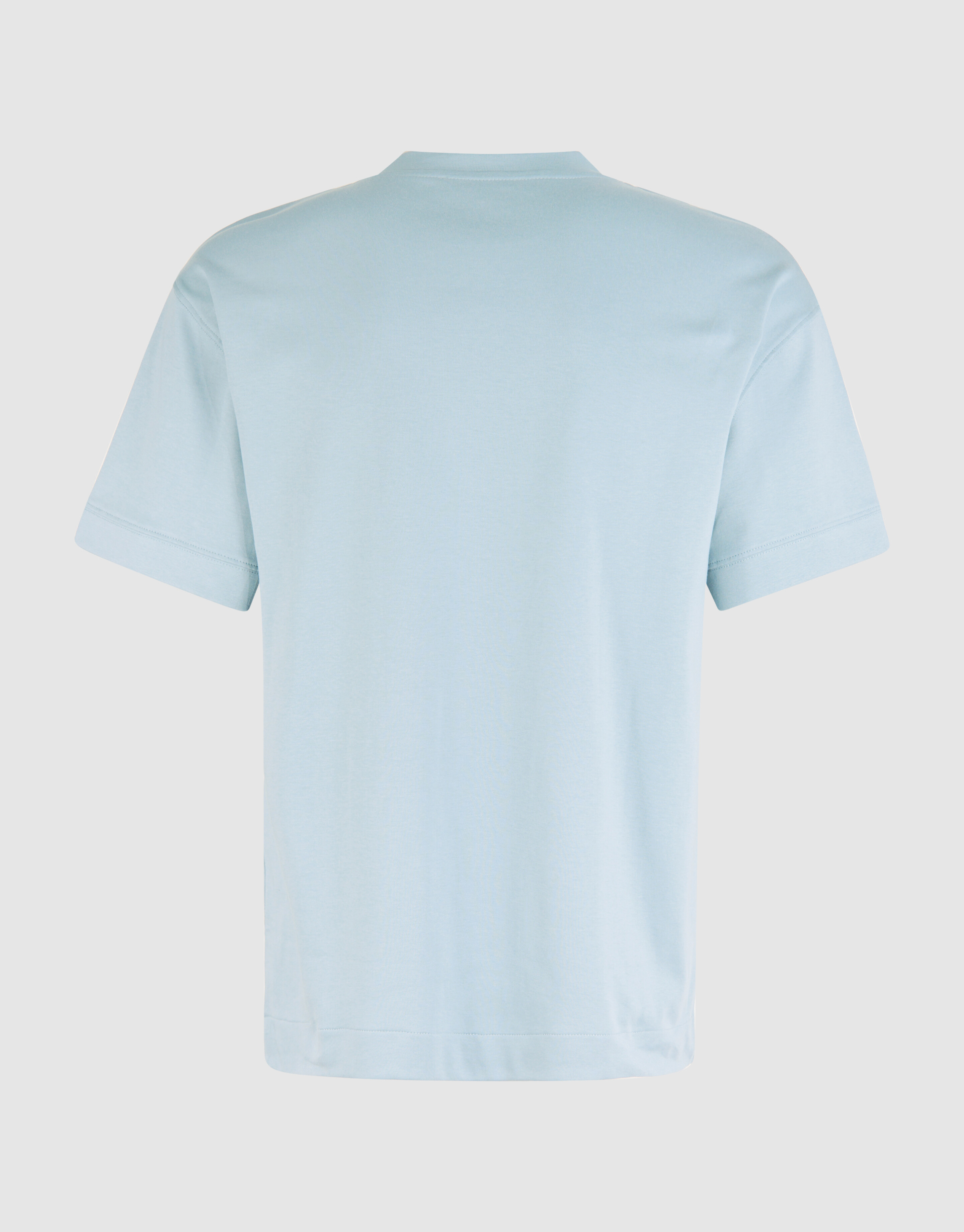 Stickerei-T-Shirt Hellblau SHOEBY MEN