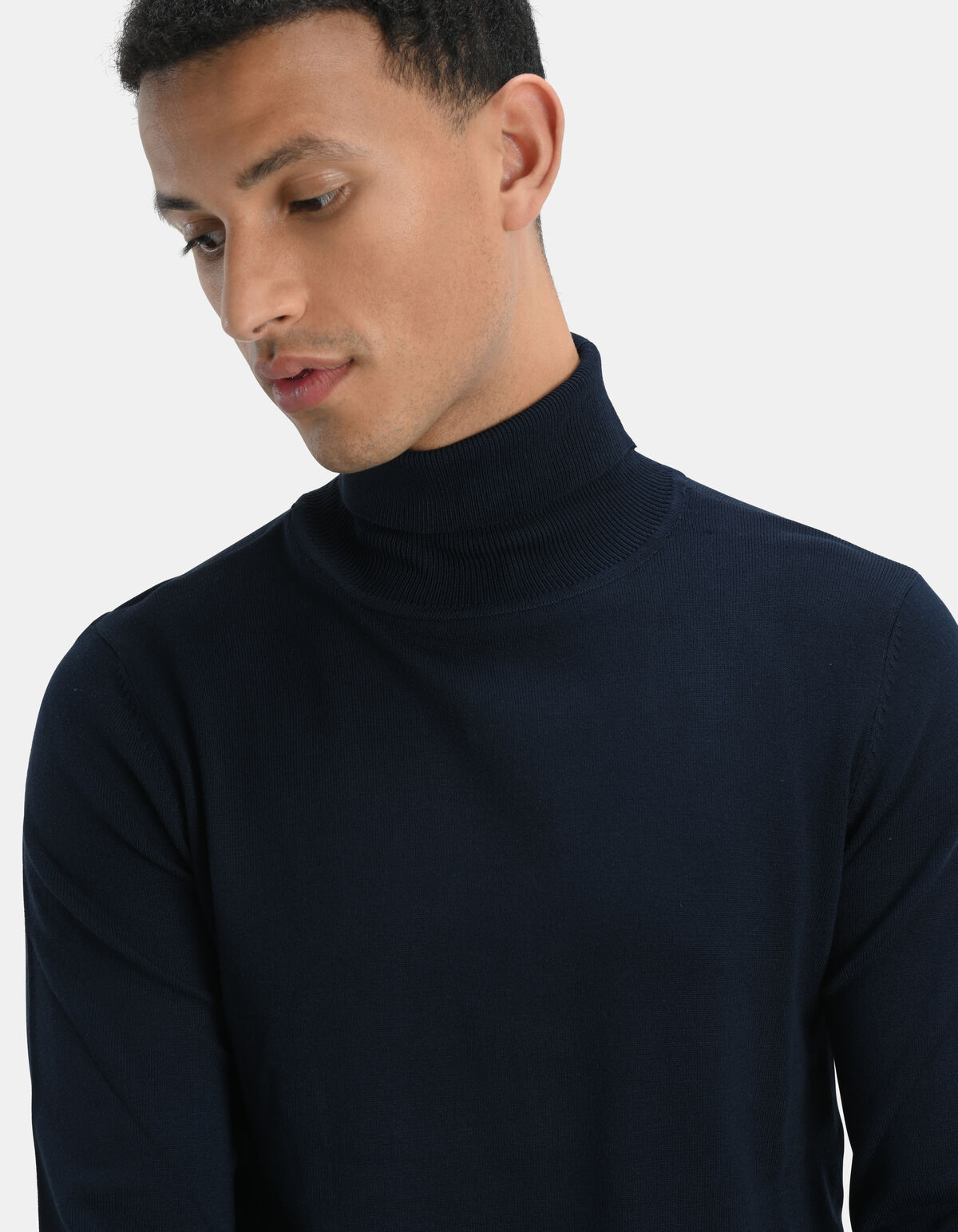 Rollkragenpullover Dunkelblau SHOEBY MEN