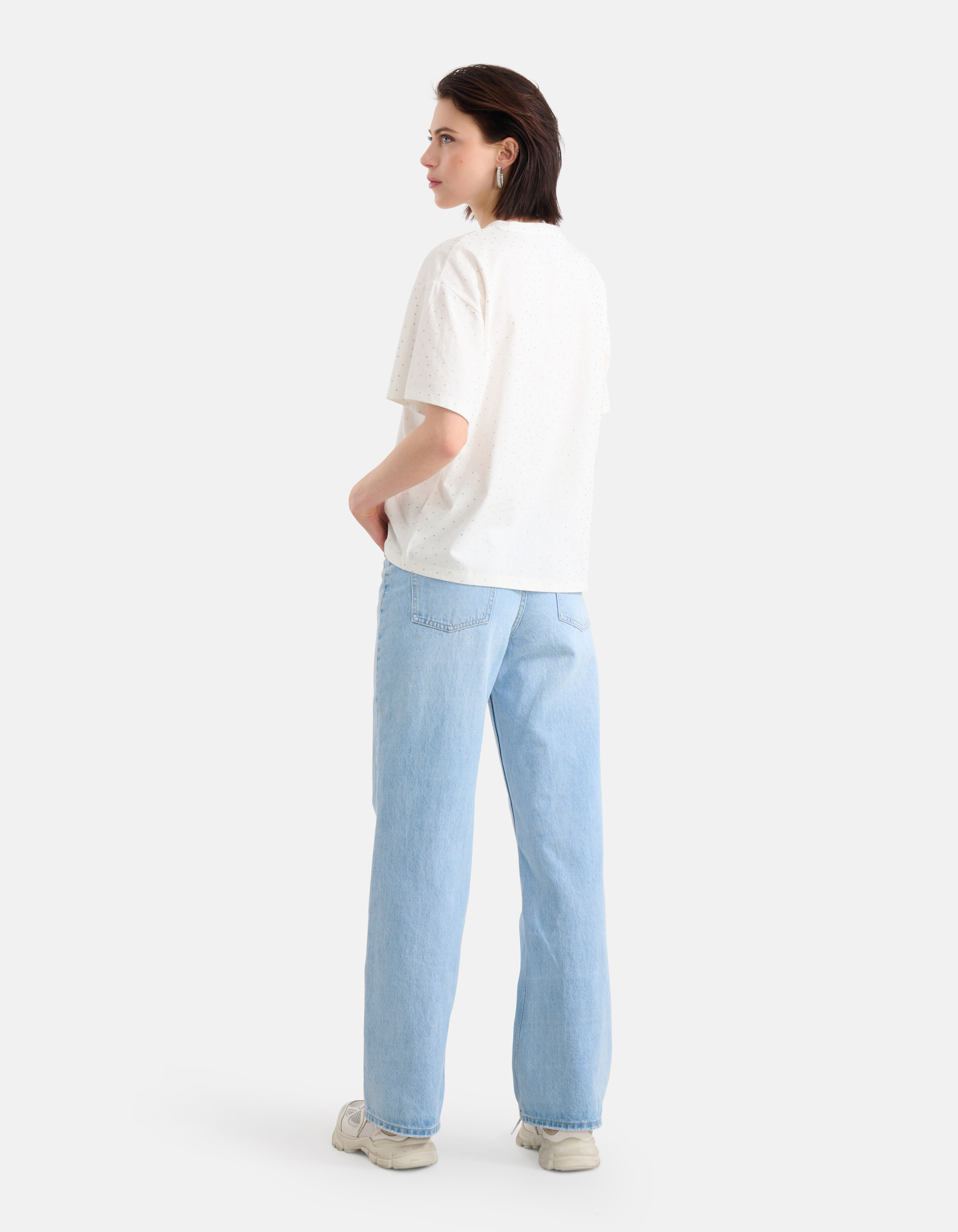 Strass-T-Shirt Off White SHOEBY WOMEN