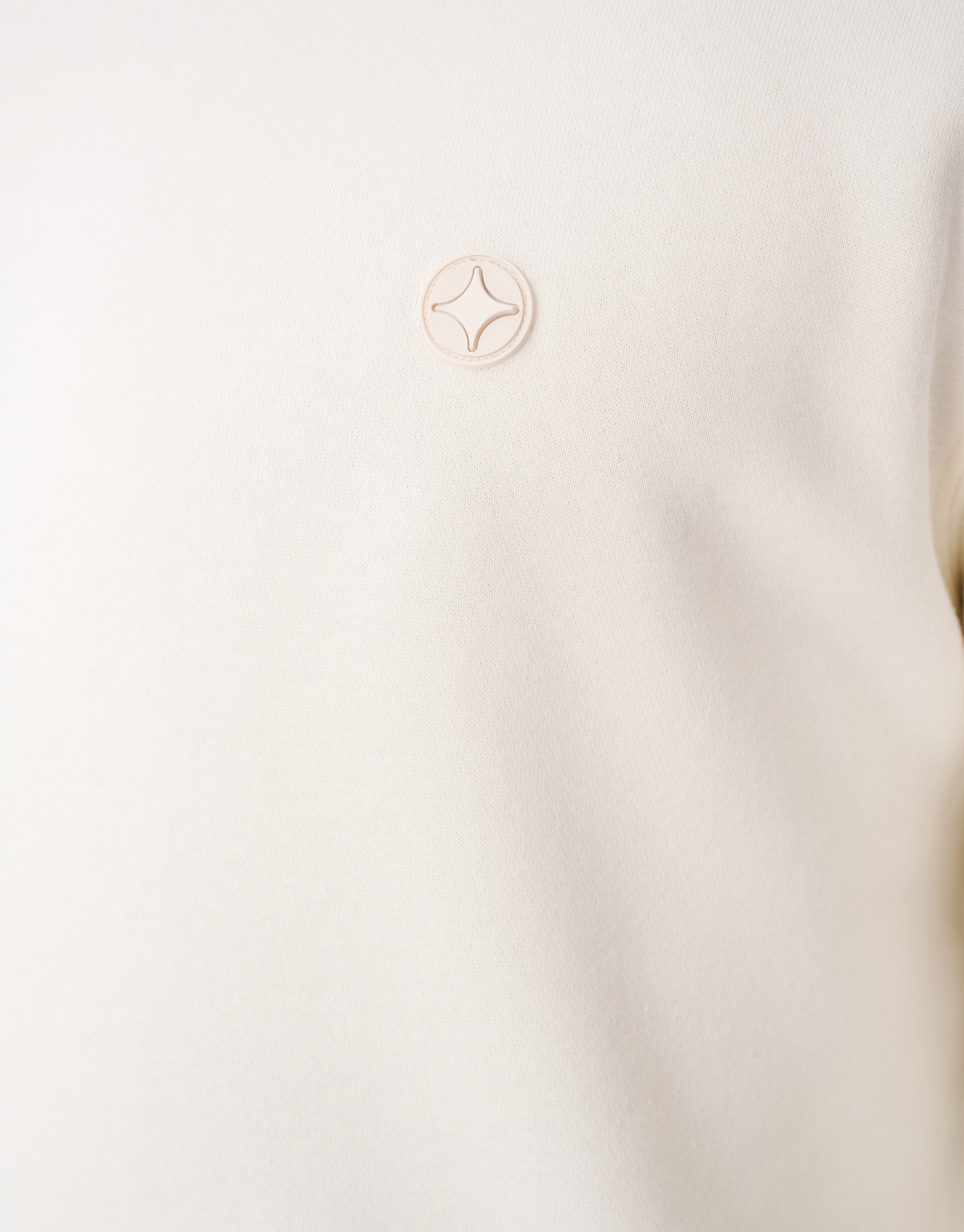 Pullover mit Abzeichen in Off White SHOEBY MEN