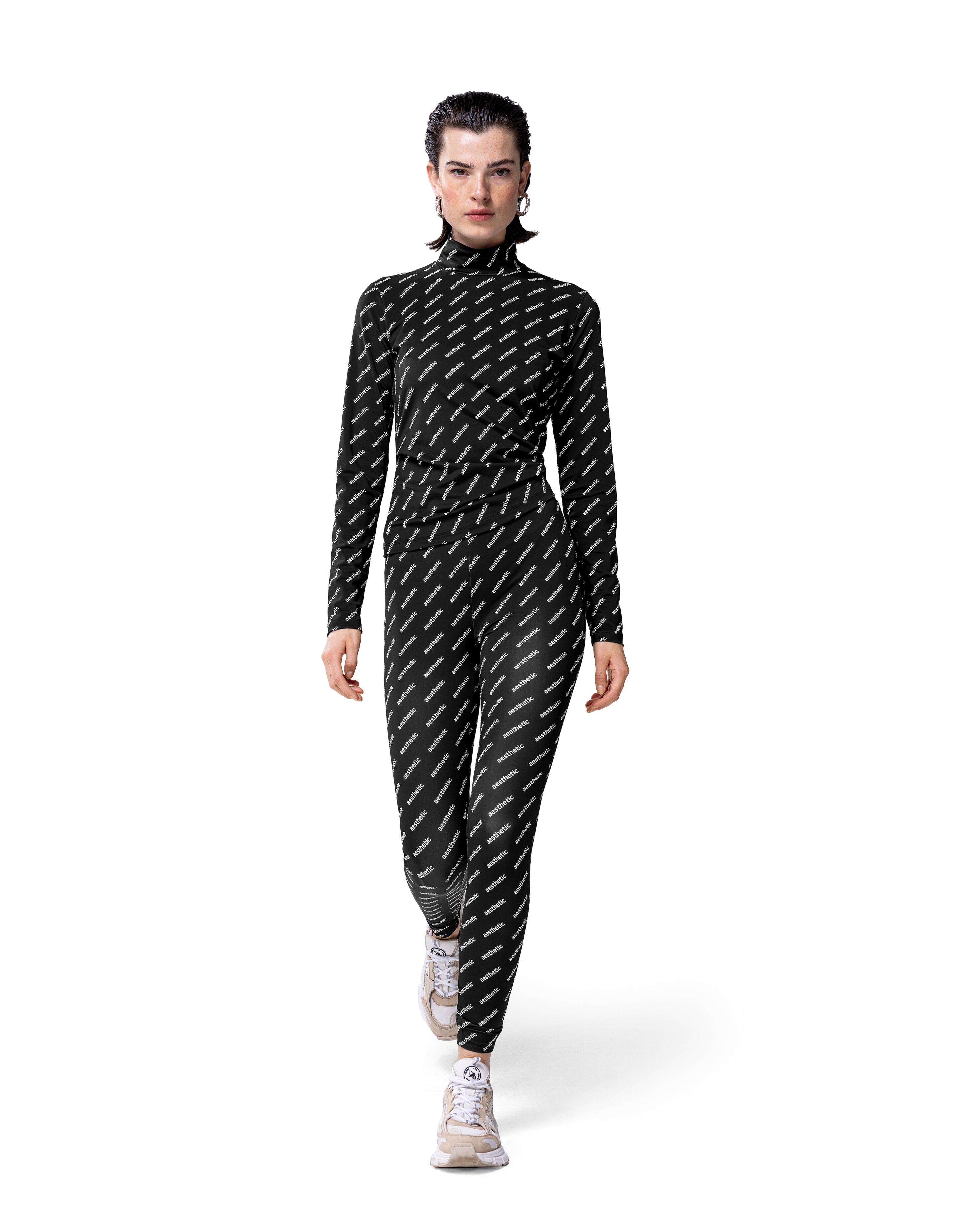 Artwork Travel Top Schwarz/Weiß SHOEBY WOMEN