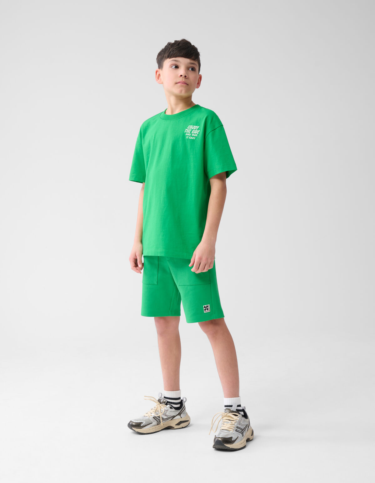 Pique Short Grün SHOEBY BOYS