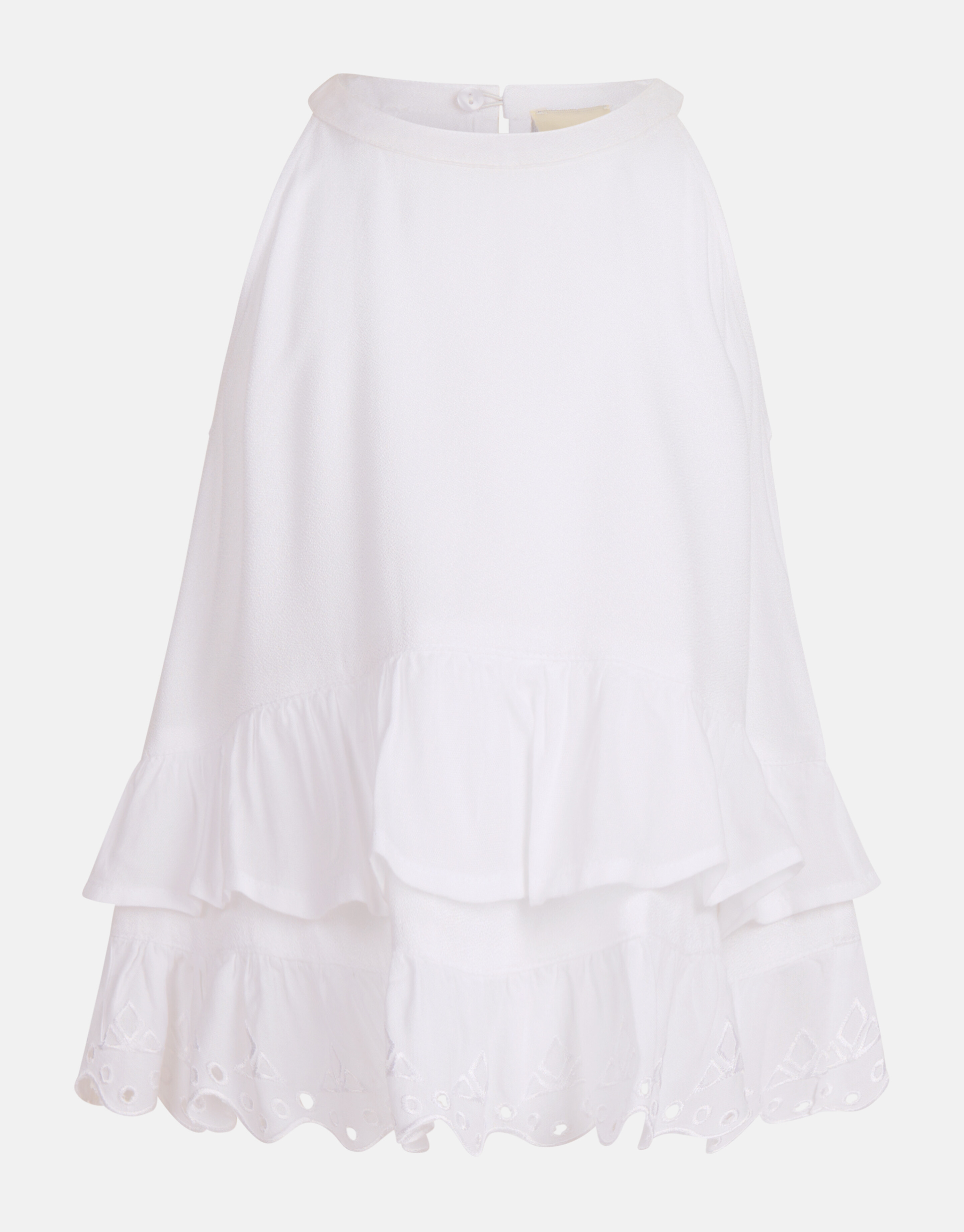 Besticktes Neckholder-Top Weiß SHOEBY GIRLS