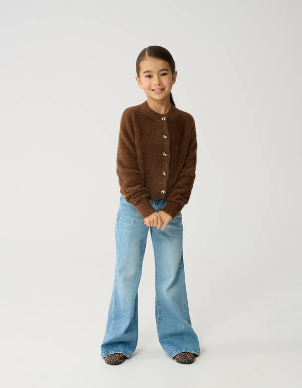 Braune Weste mit Schleife SHOEBY GIRLS